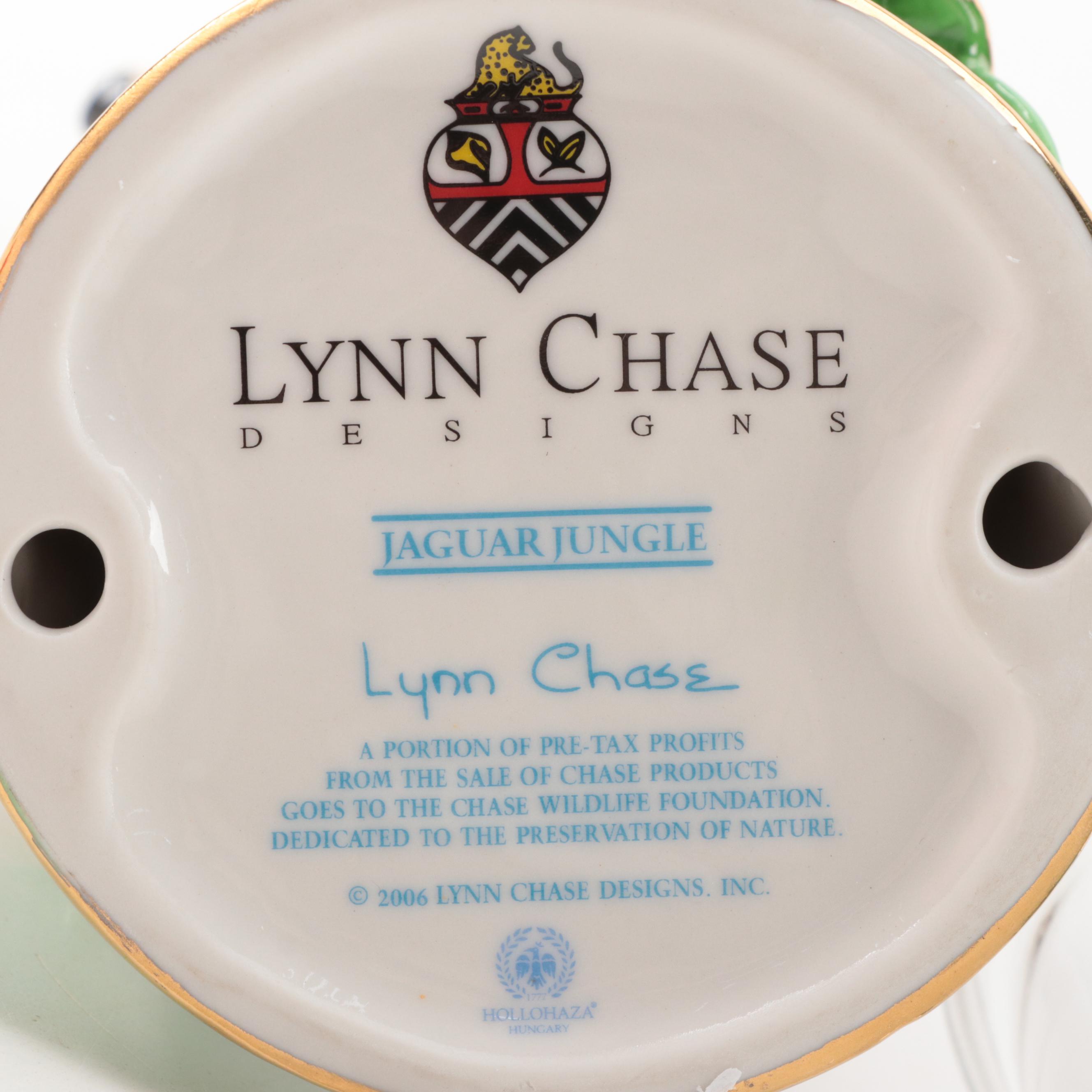 Lynn Chase Designs "Party Time" and "Jaguar Jungle" Porcelain Serving Pieces