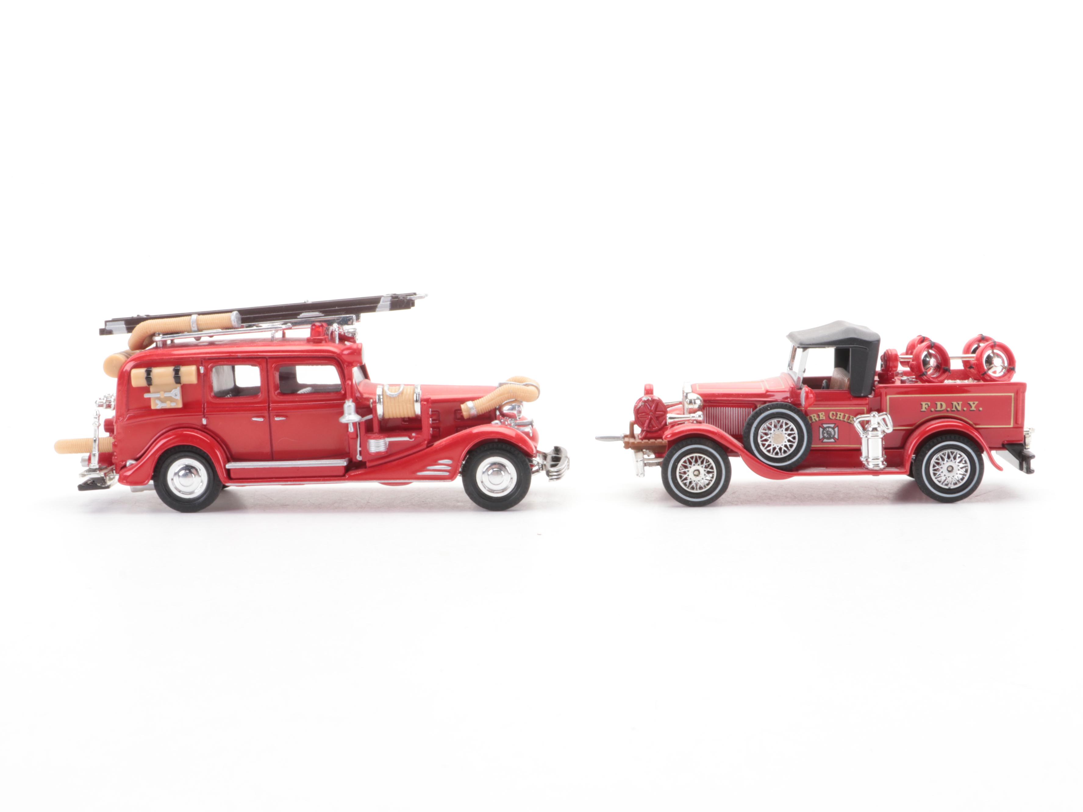 Matchbox "Models of Yesteryear" and Other Model Fire Engines