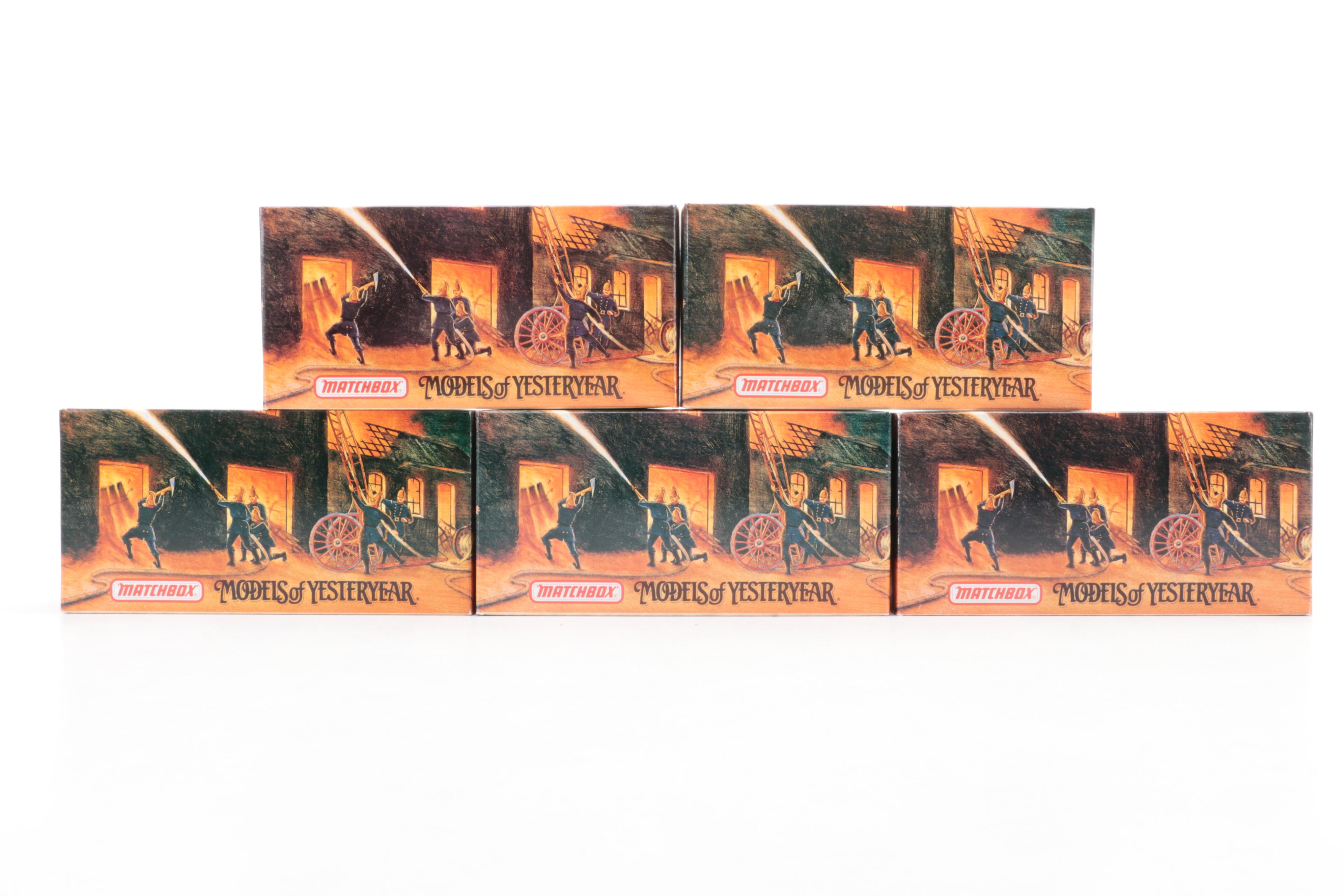 Matchbox "Models of Yesteryear" and Other Model Fire Engines