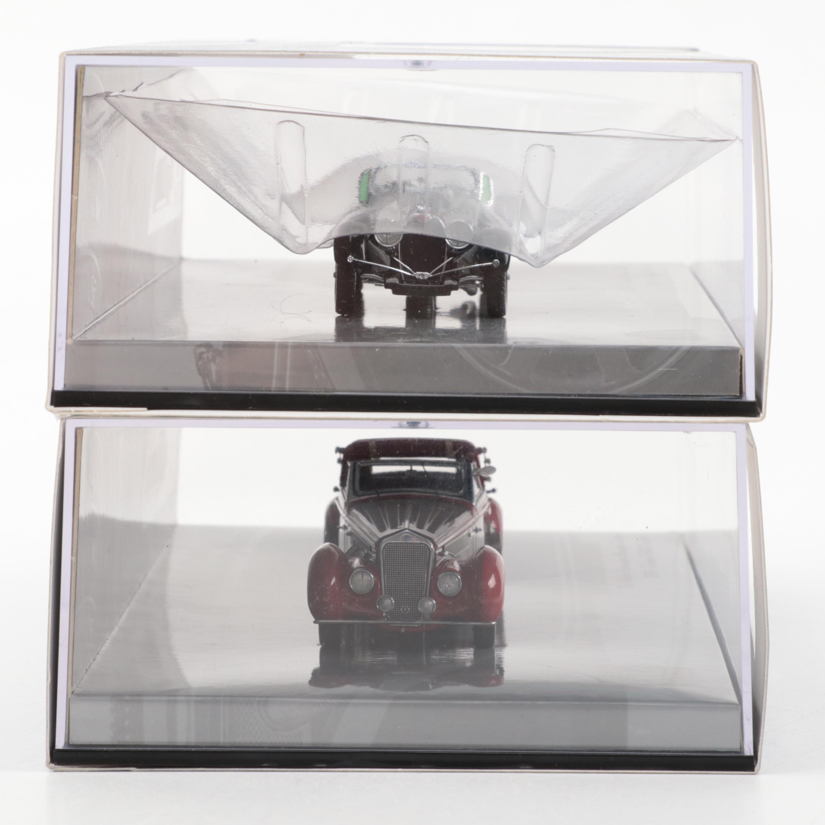 Black Hawk Automotive Museum "1938 Bugatti" and Other Diecast Model Cars