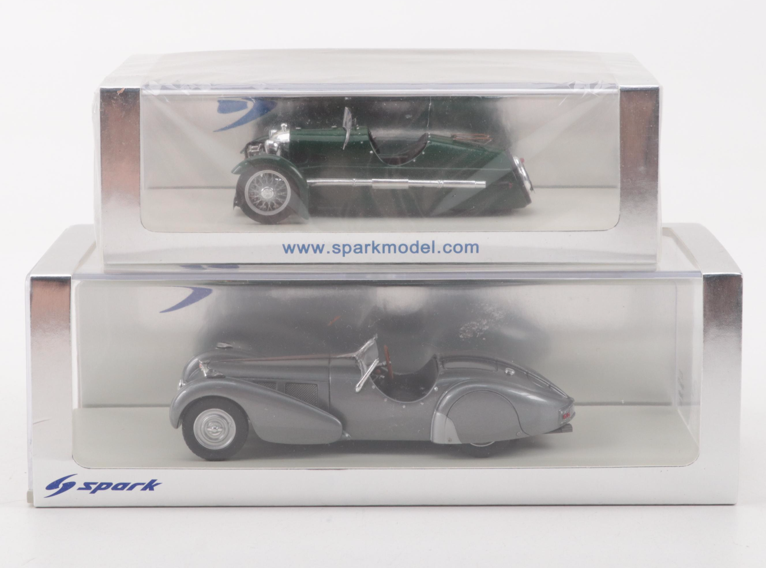 Black Hawk Automotive Museum "1938 Bugatti" and Other Diecast Model Cars