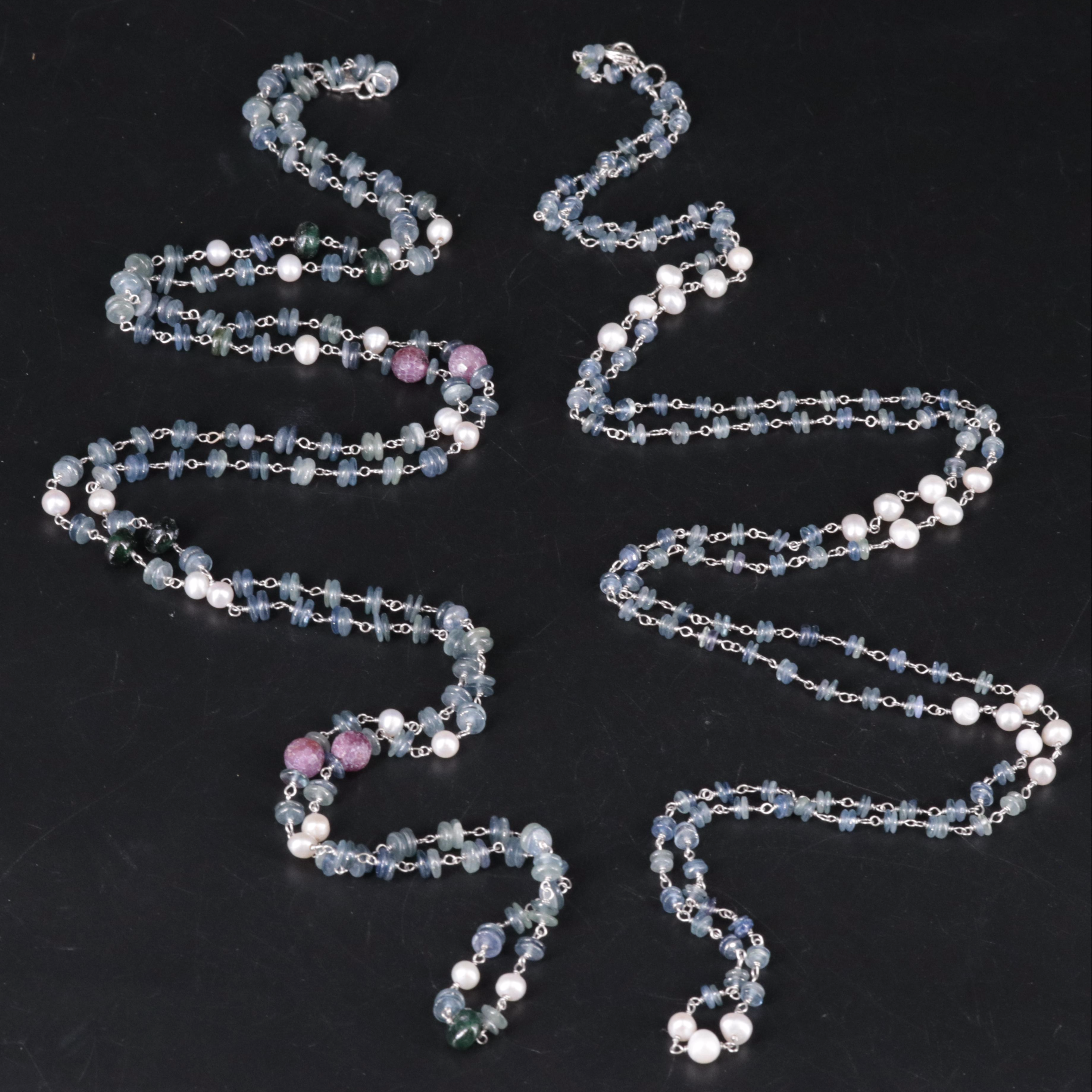 Sterling Silver Gemstone Necklaces