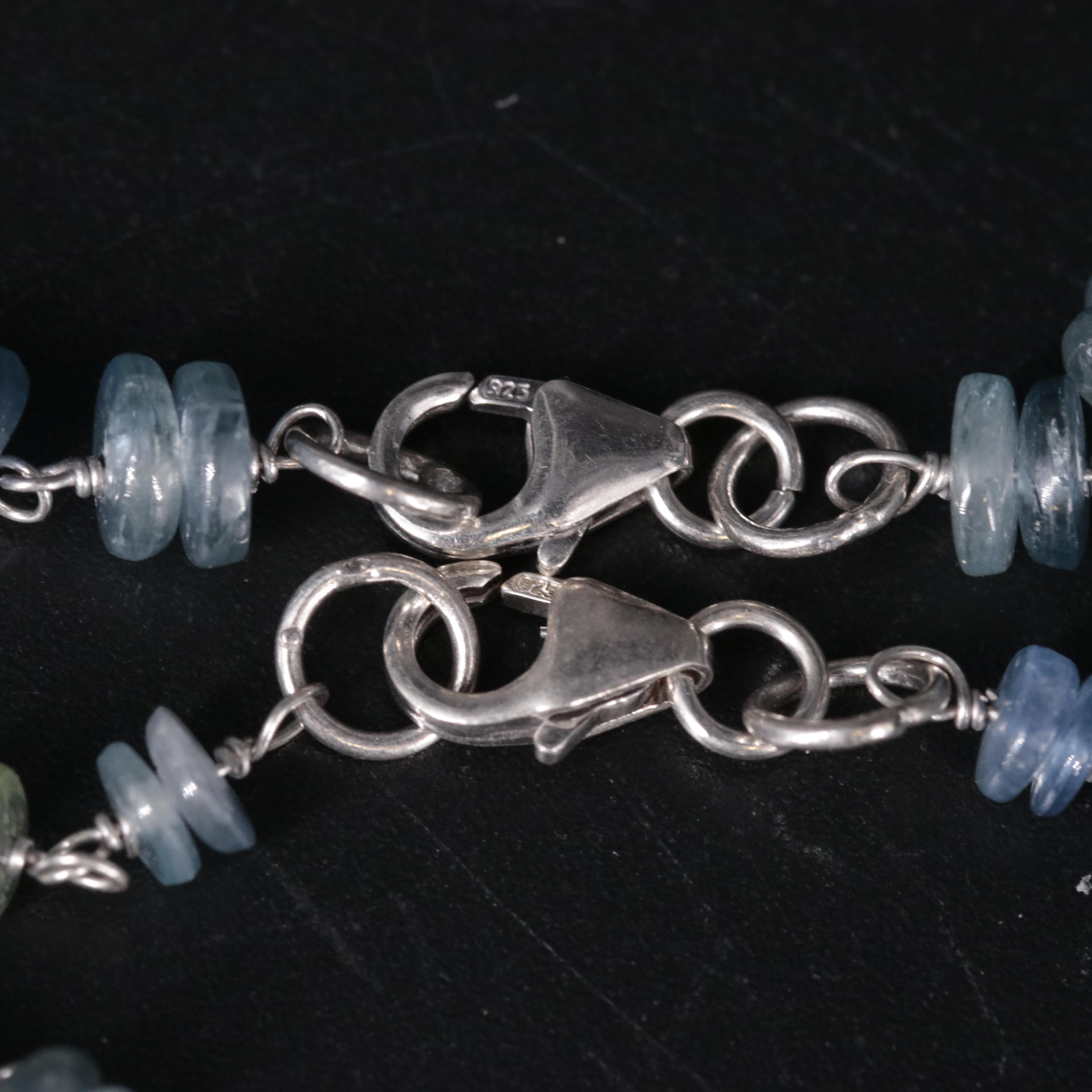 Sterling Silver Gemstone Necklaces