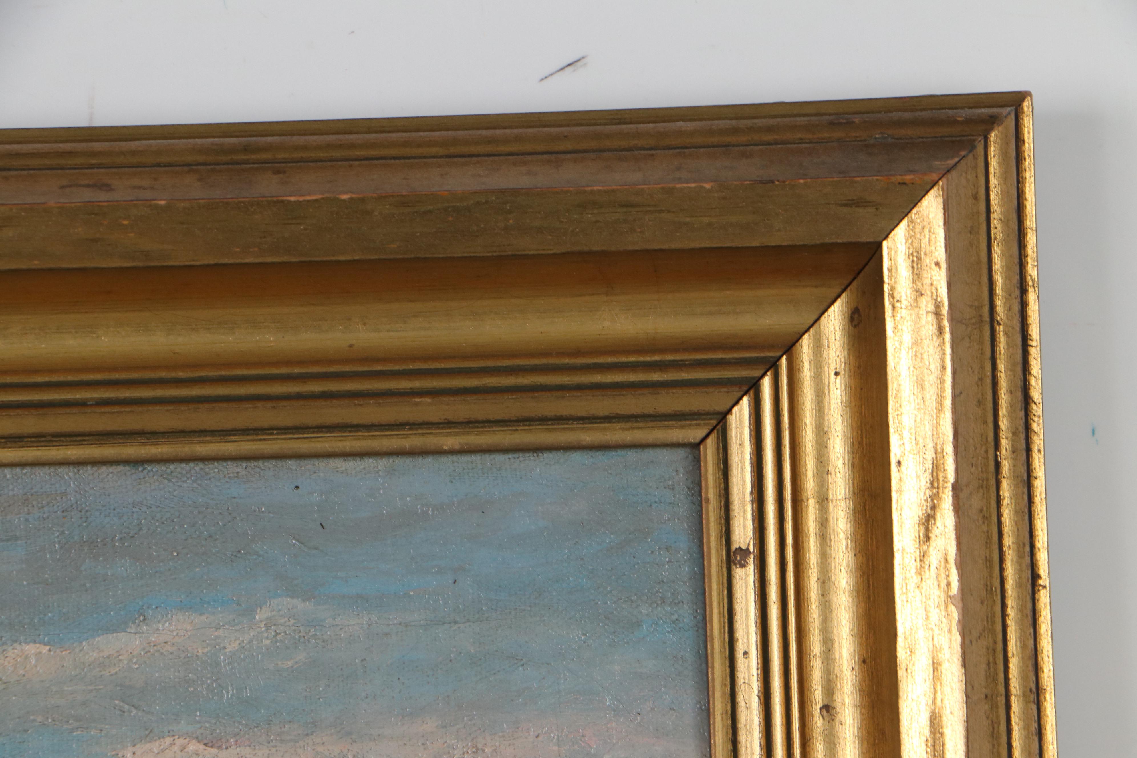 William Reuben Clawson Landscape Oil Painting, Early 20th Century