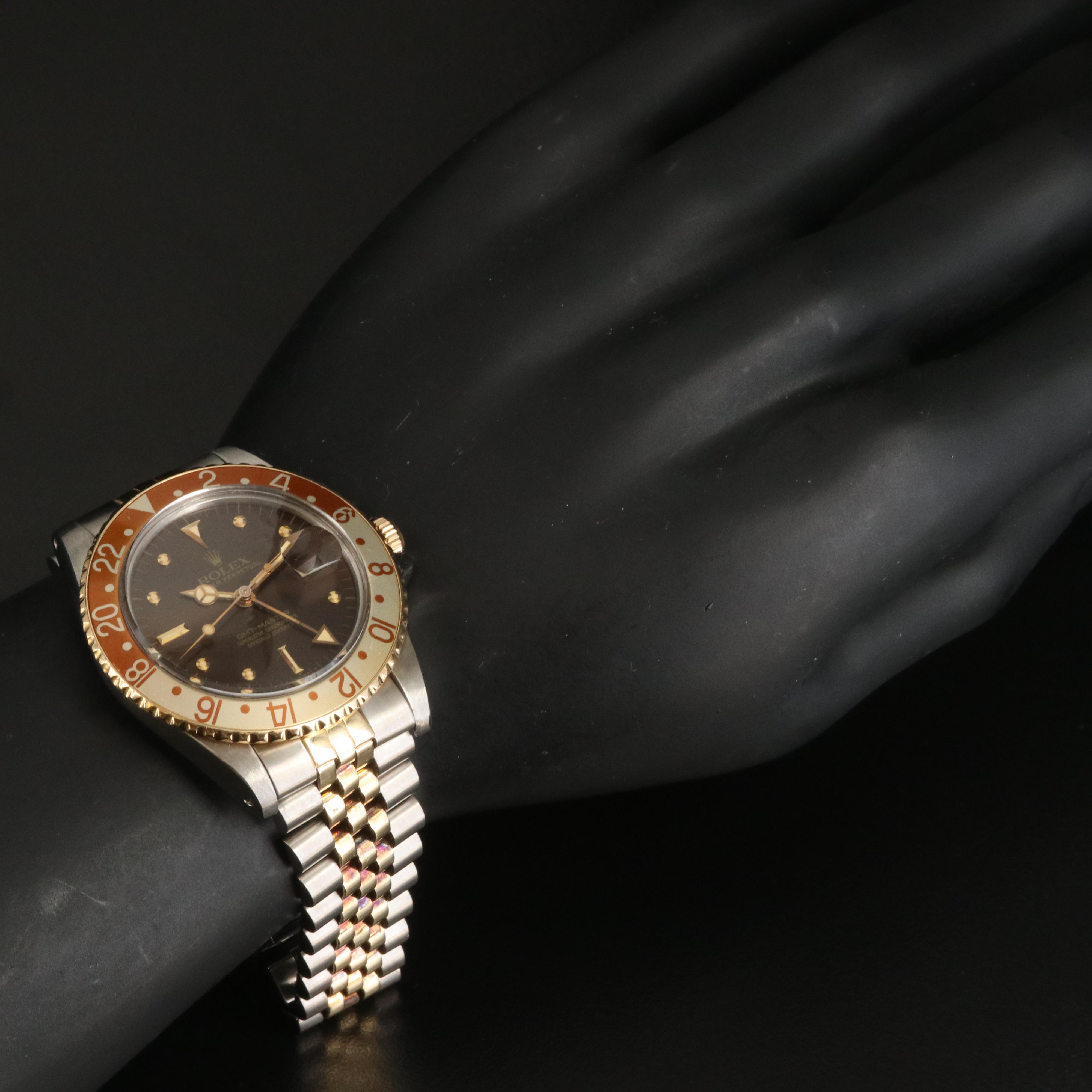 1979 Rolex GMT-Master Steel and Gold Root Beer Watch