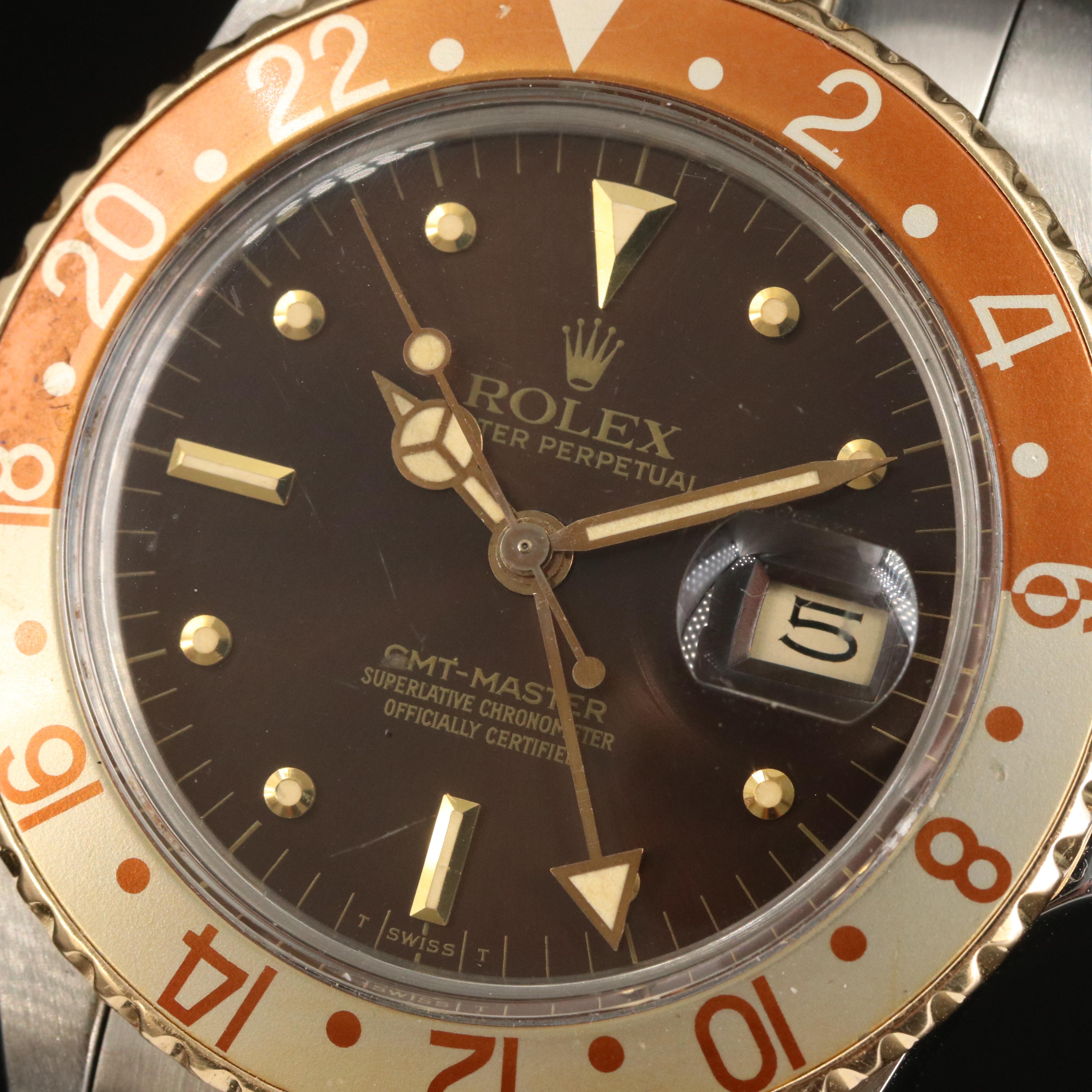 1979 Rolex GMT-Master Steel and Gold Root Beer Watch