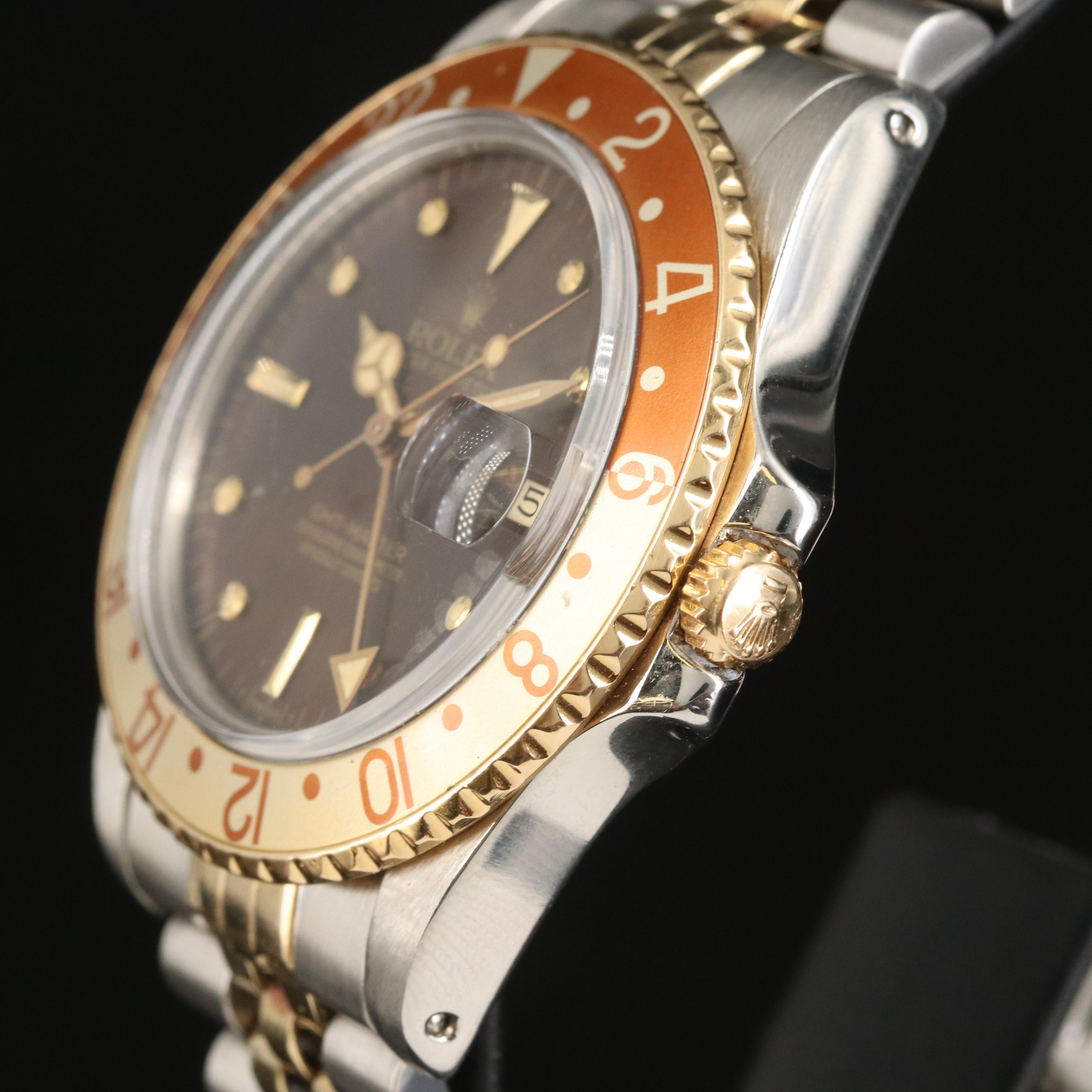 1979 Rolex GMT-Master Steel and Gold Root Beer Watch