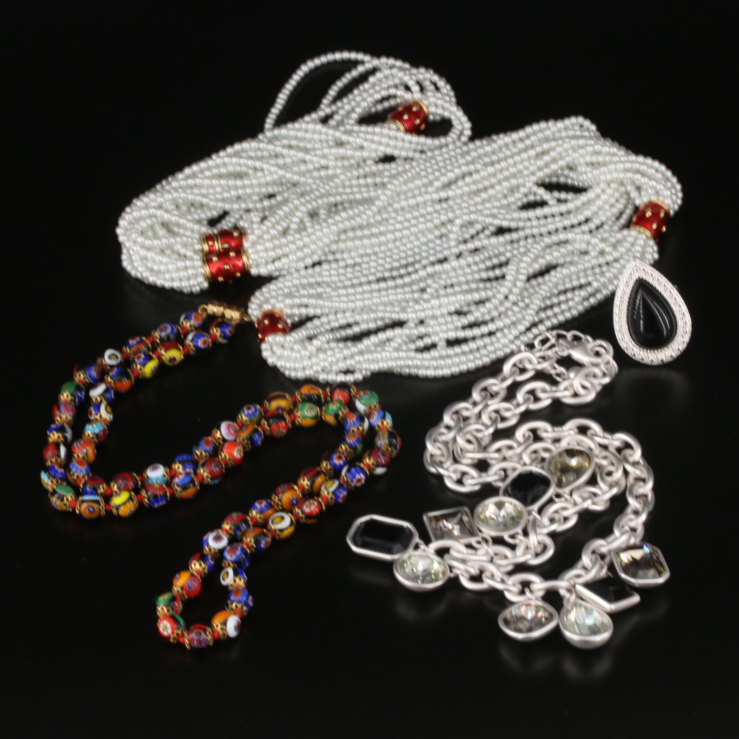 Samantha Wills Featured in Millefiori Glass and Faux Pearl Jewelry