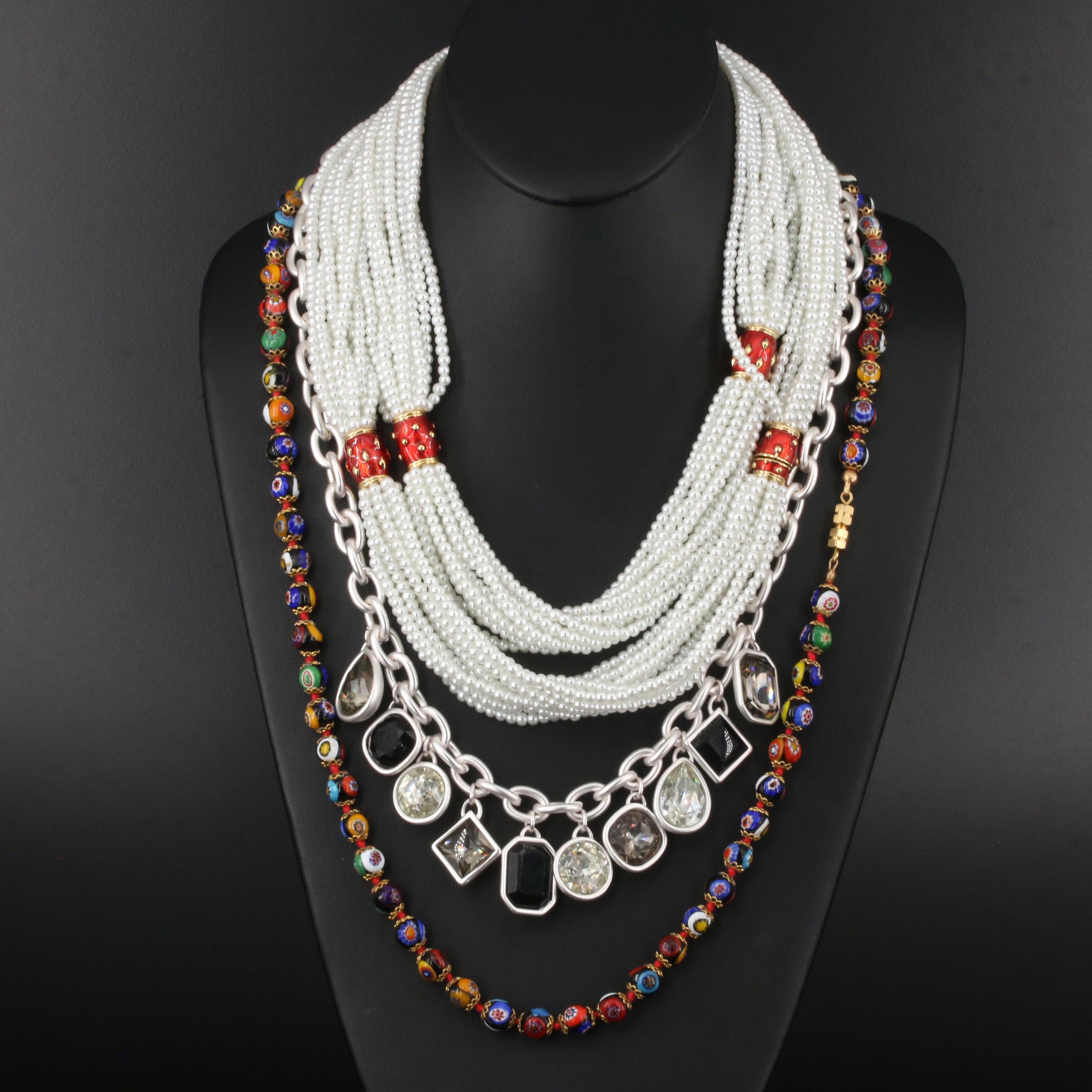 Samantha Wills Featured in Millefiori Glass and Faux Pearl Jewelry