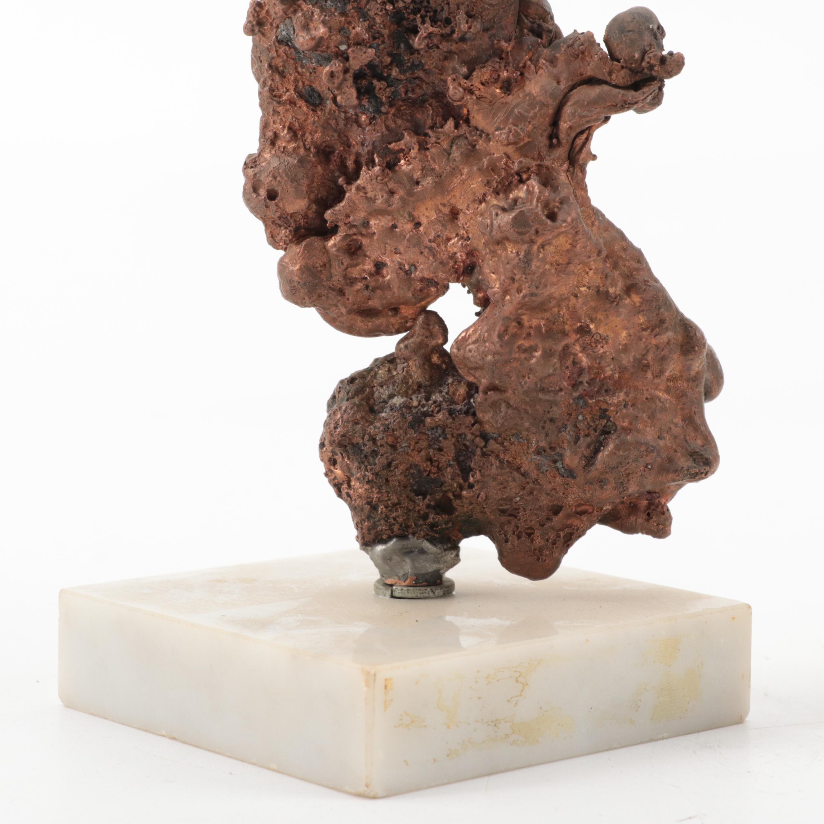 Frederick Ahrens Abstract Welded Metal Sculptures, Late 20th Century