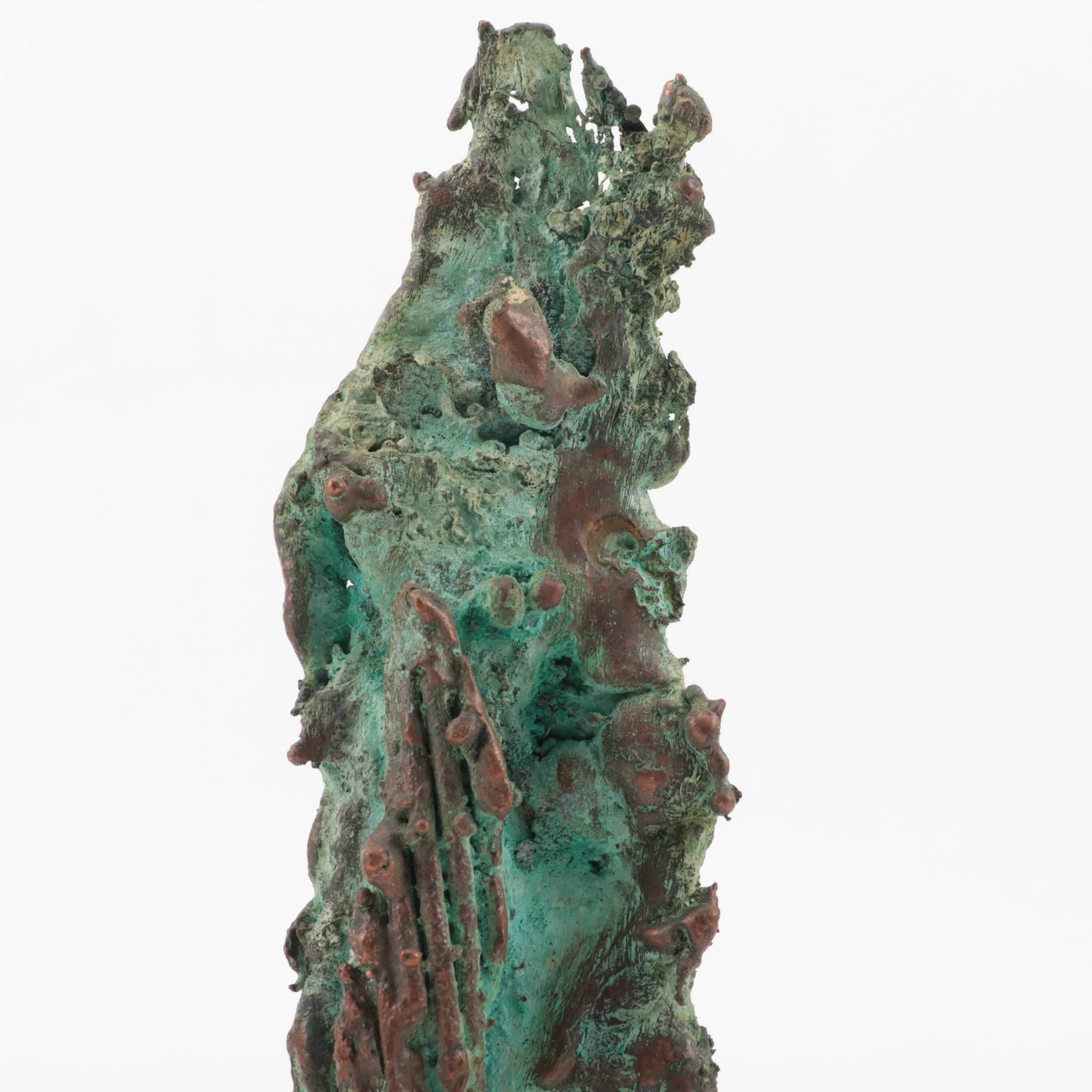 Frederick Ahrens Abstract Welded Metal Sculptures, Late 20th Century