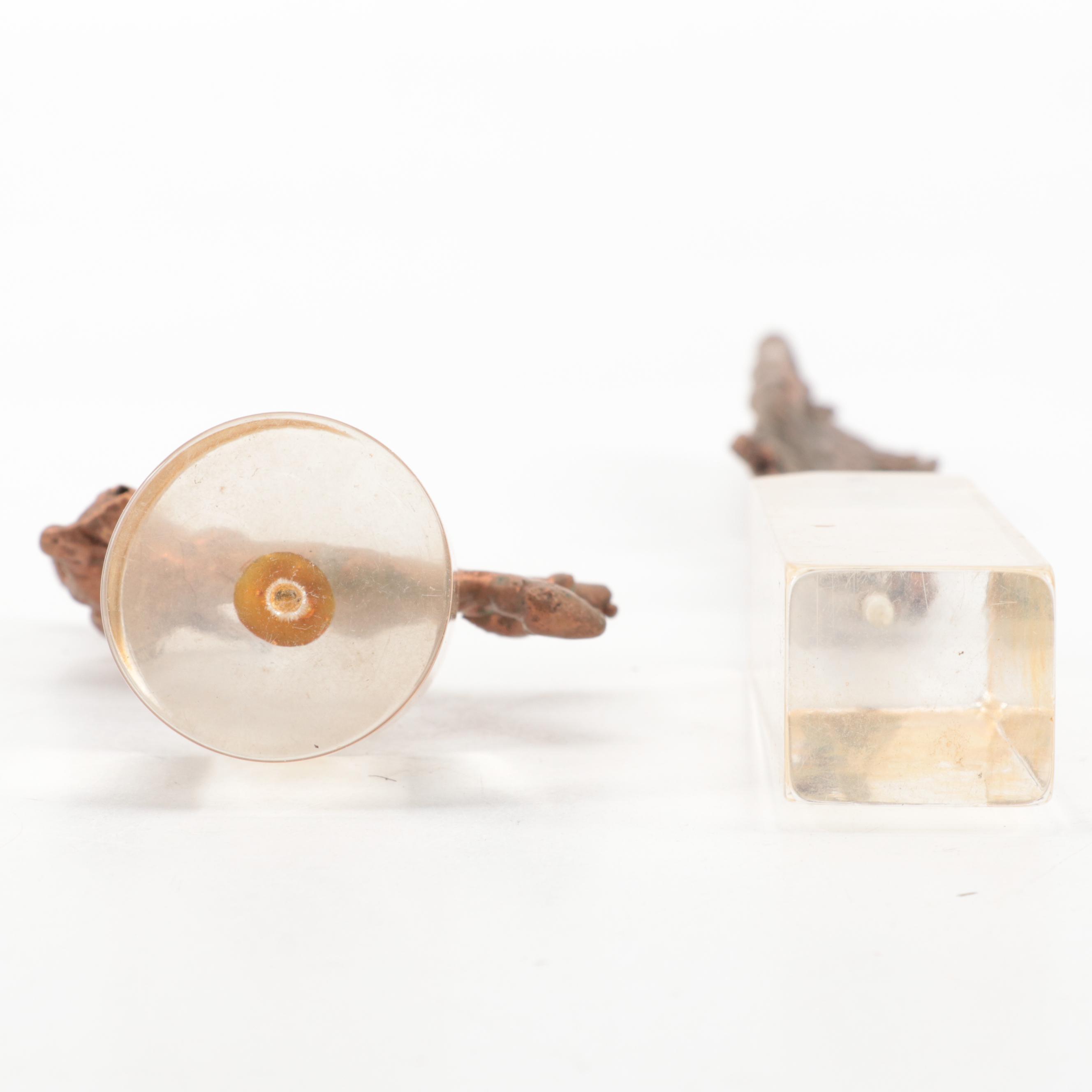 Frederick Ahrens Abstract Welded Metal Sculptures, Late 20th Century