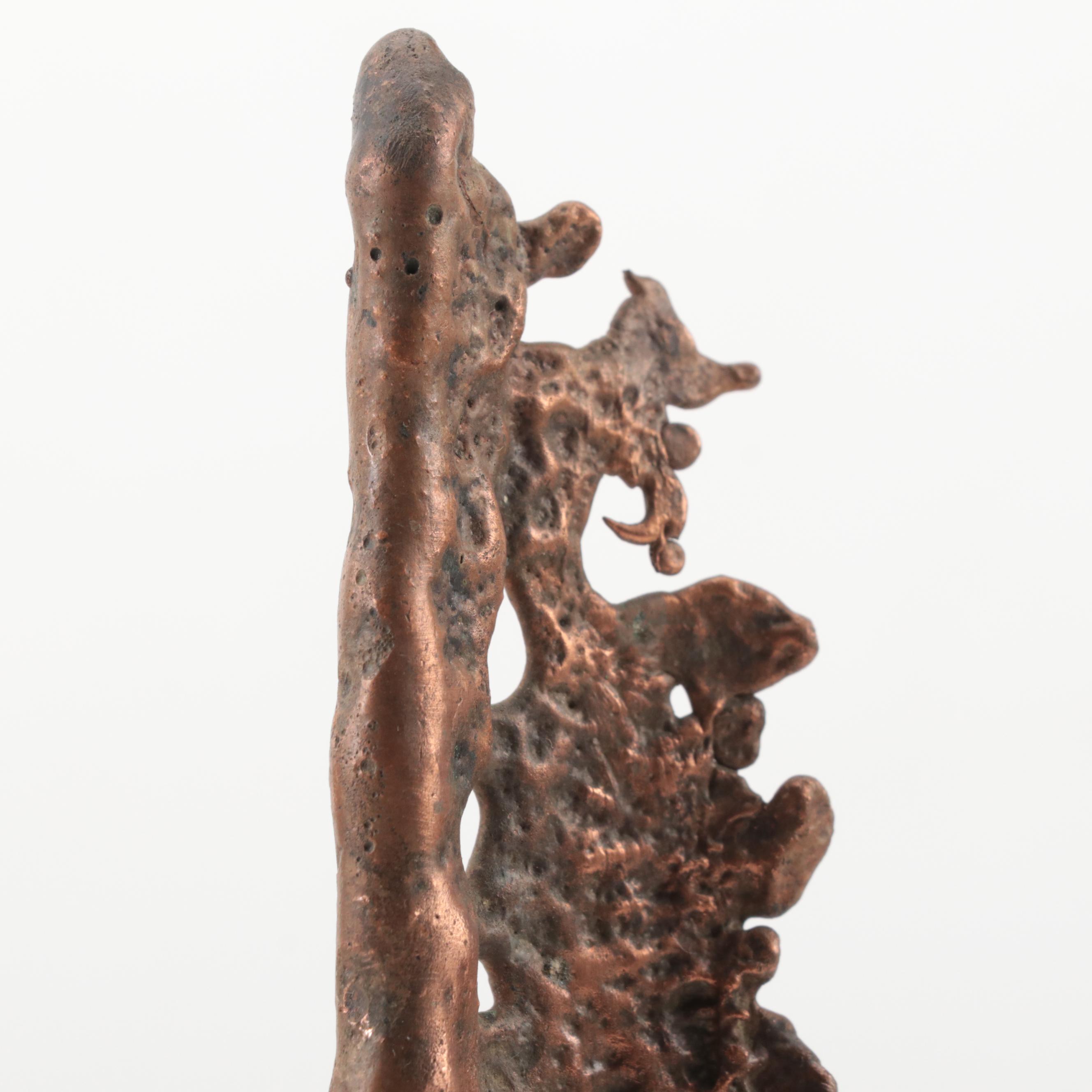 Frederick Ahrens Abstract Welded Metal Sculptures, Late 20th Century