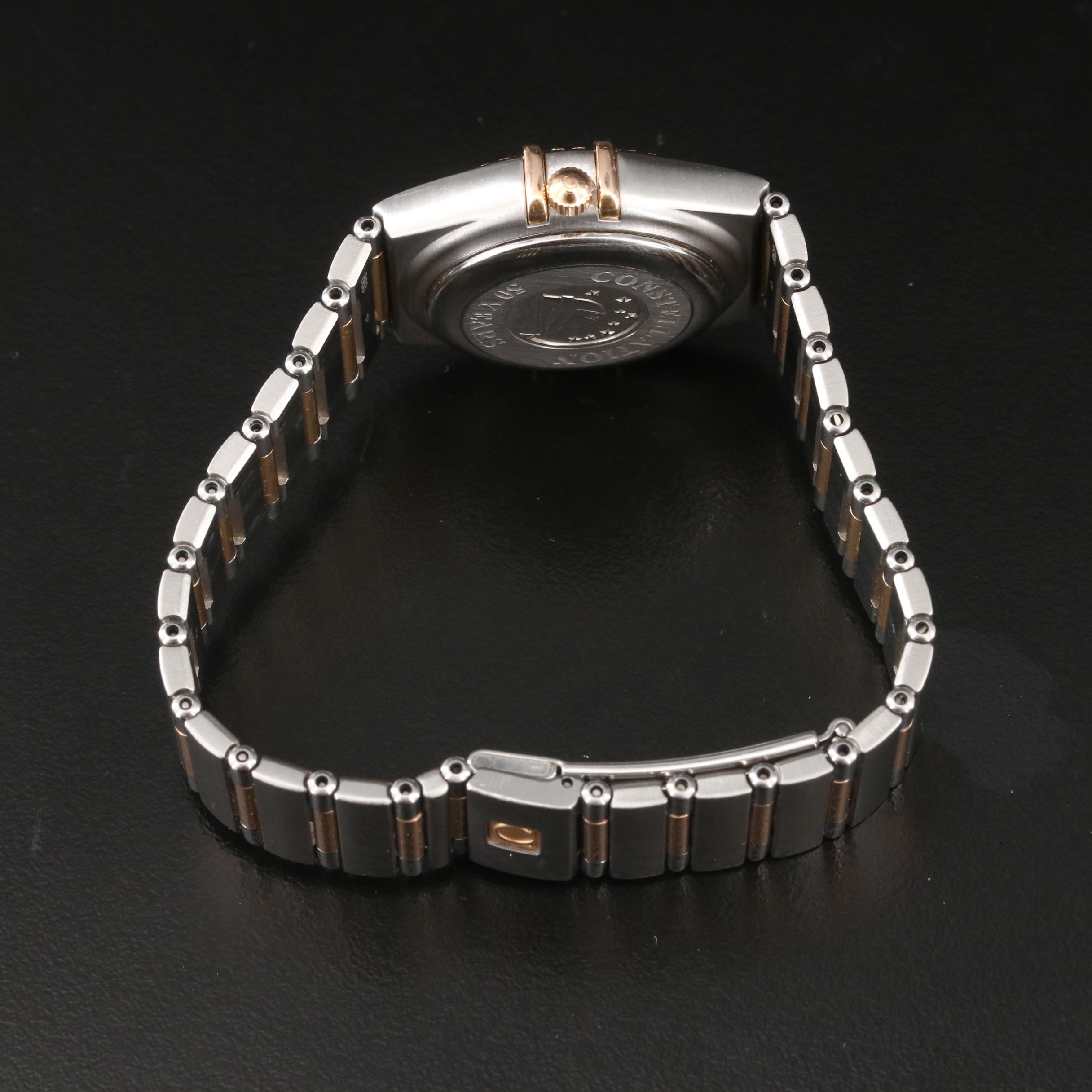 18K and Diamond 1998 Omega Constellation 50 Years Watch