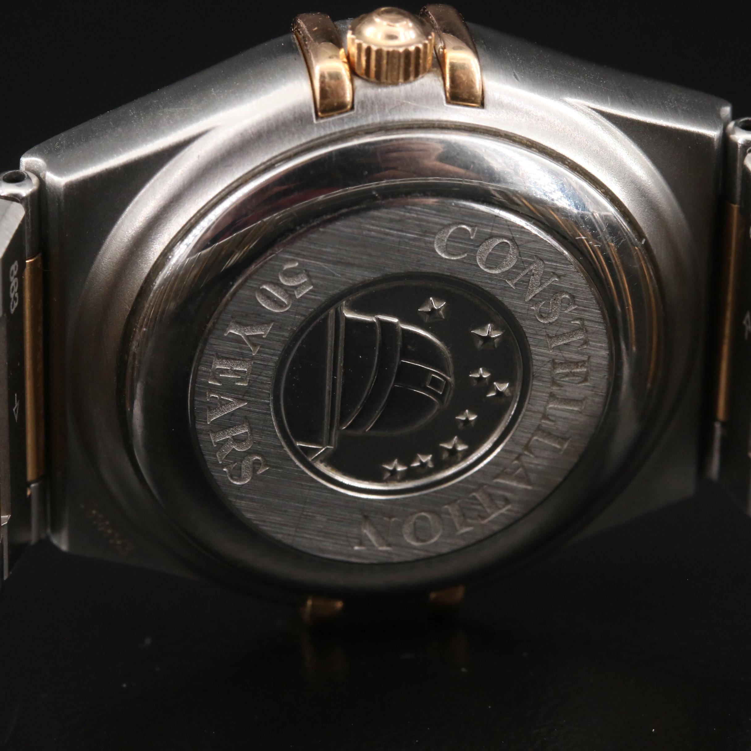 18K and Diamond 1998 Omega Constellation 50 Years Watch