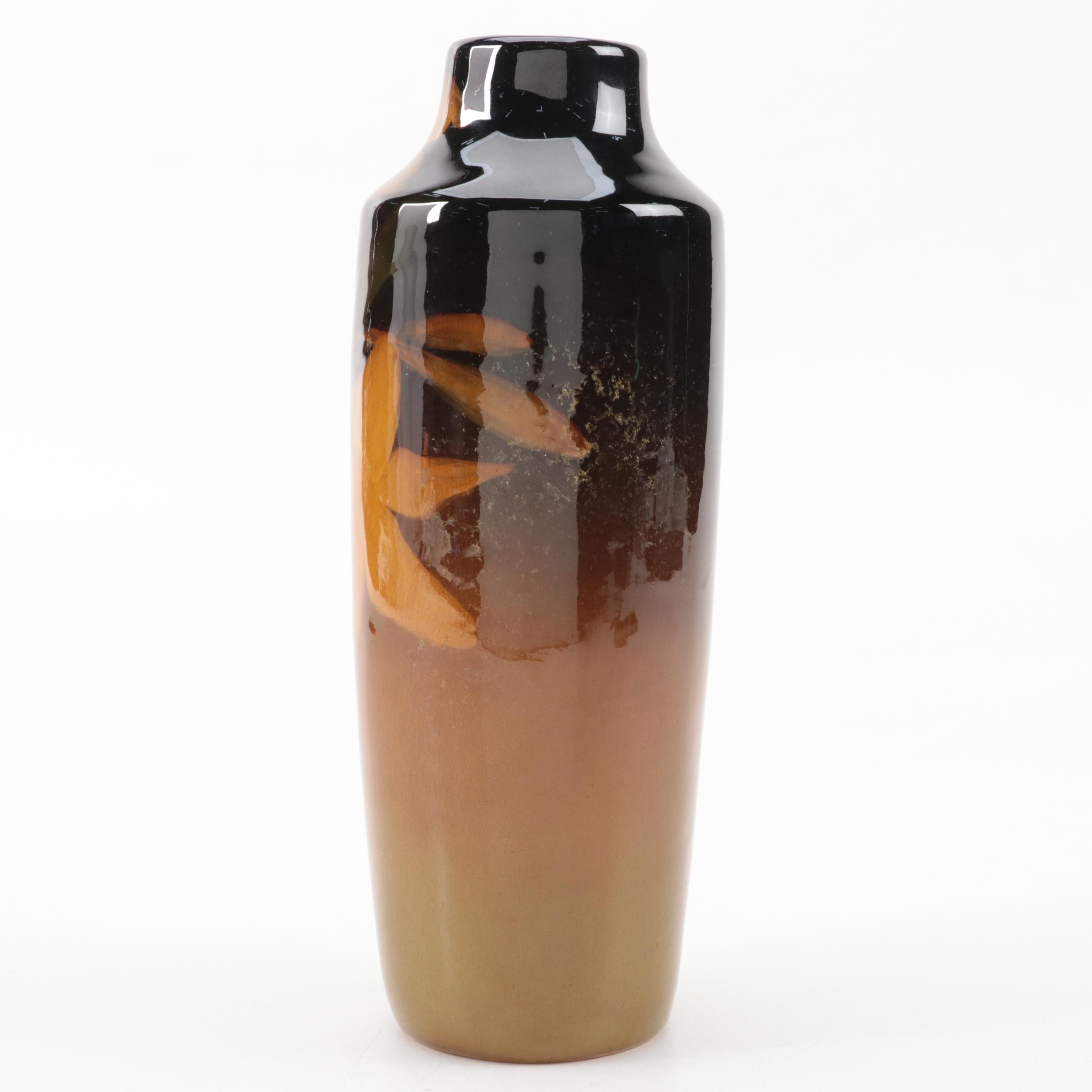 Irene Bishop for Rookwood Pottery Glazed Ceramic Vase, 1904