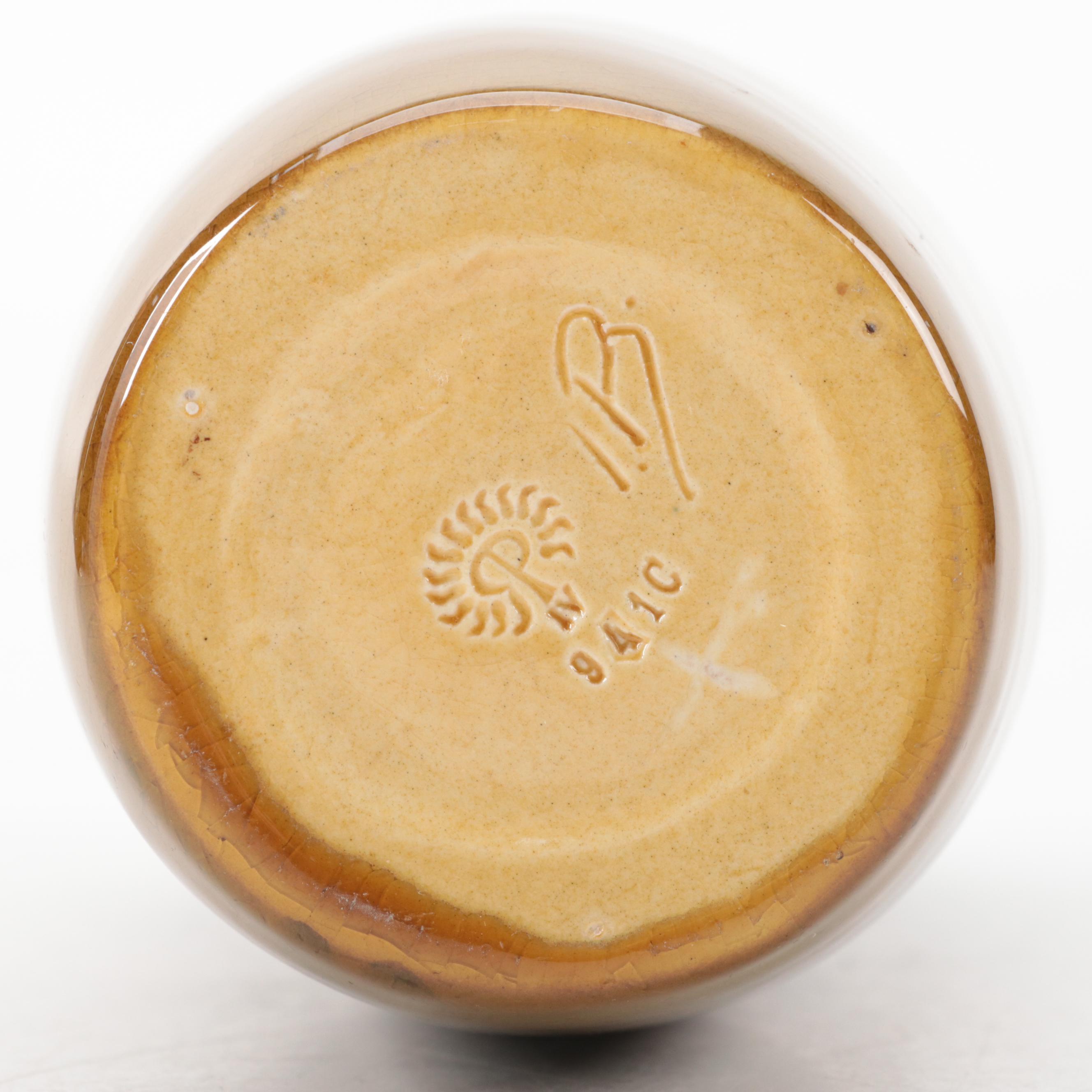 Irene Bishop for Rookwood Pottery Glazed Ceramic Vase, 1904