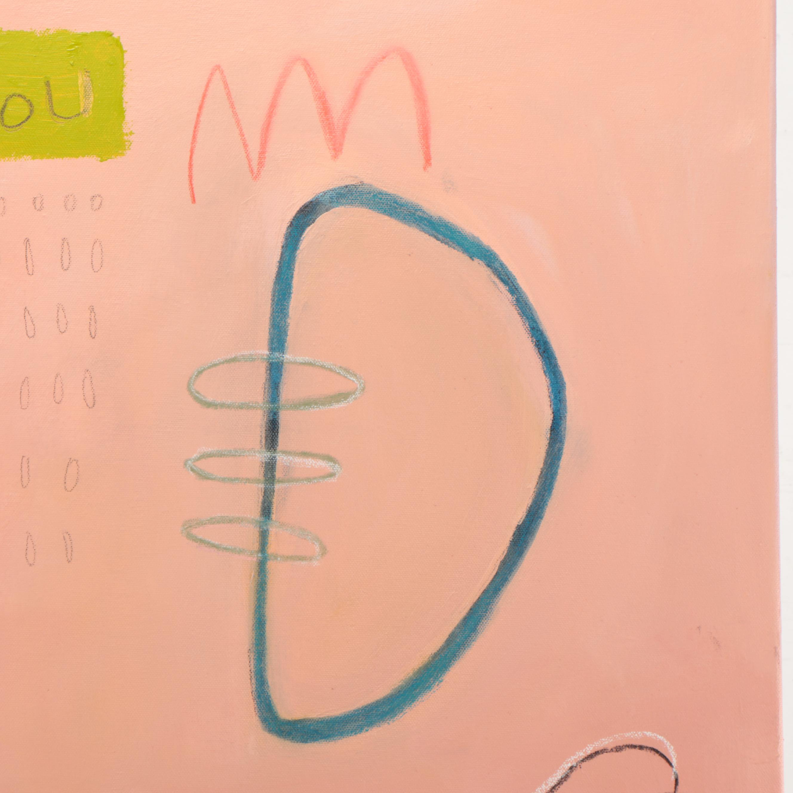 Katie Howson Mixed Media Painting, 21st Century