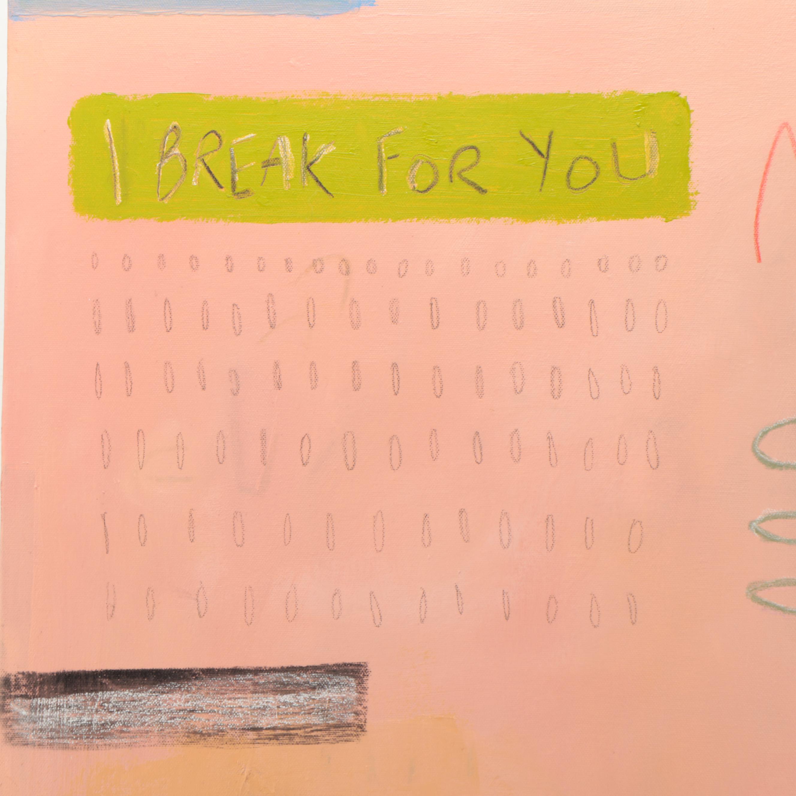 Katie Howson Mixed Media Painting, 21st Century