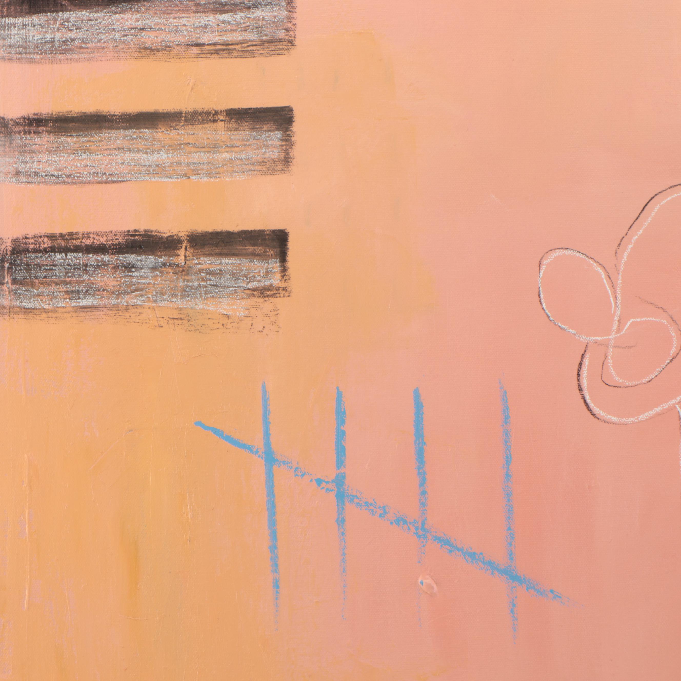 Katie Howson Mixed Media Painting, 21st Century