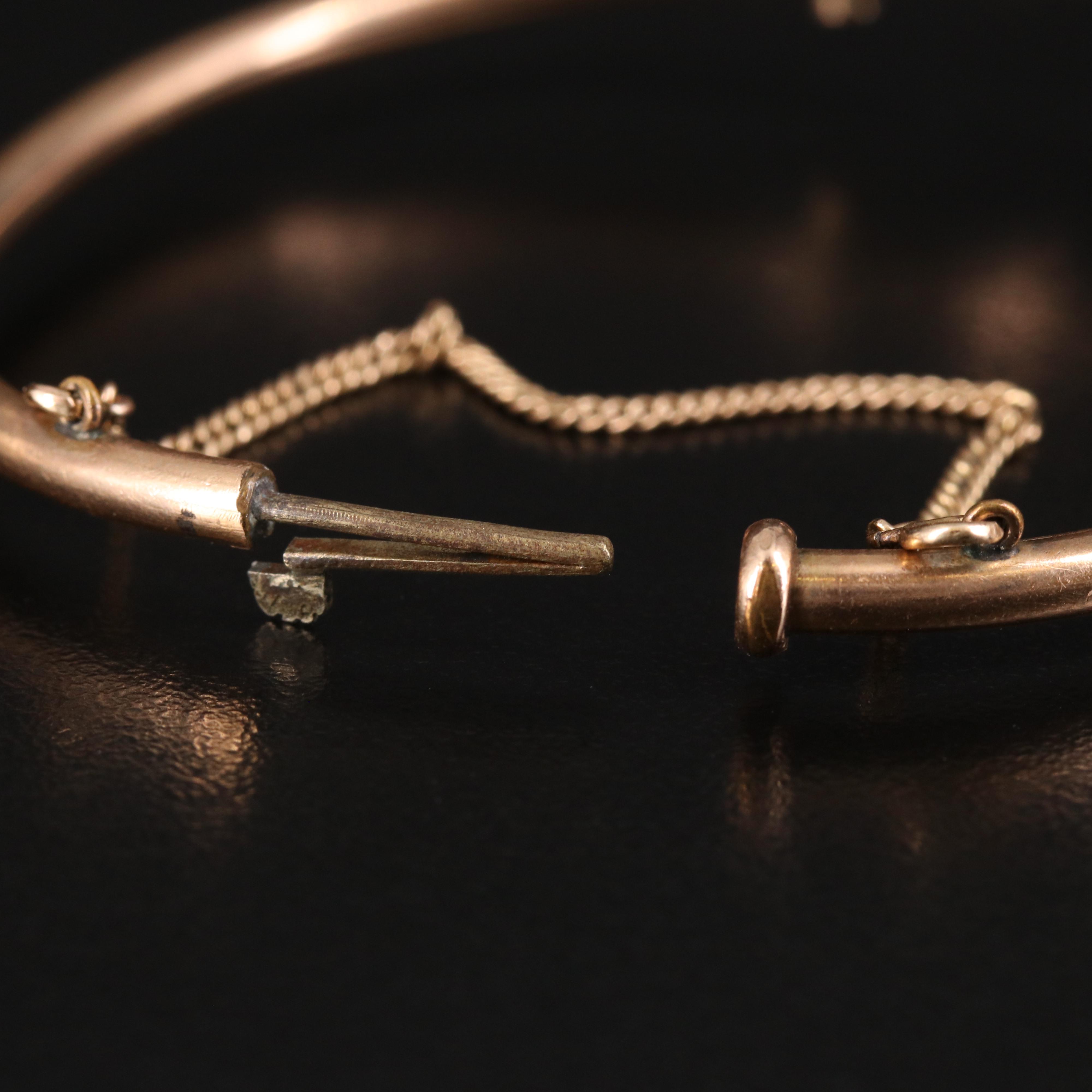 Mid-Victorian Hinged Wedding Bracelets