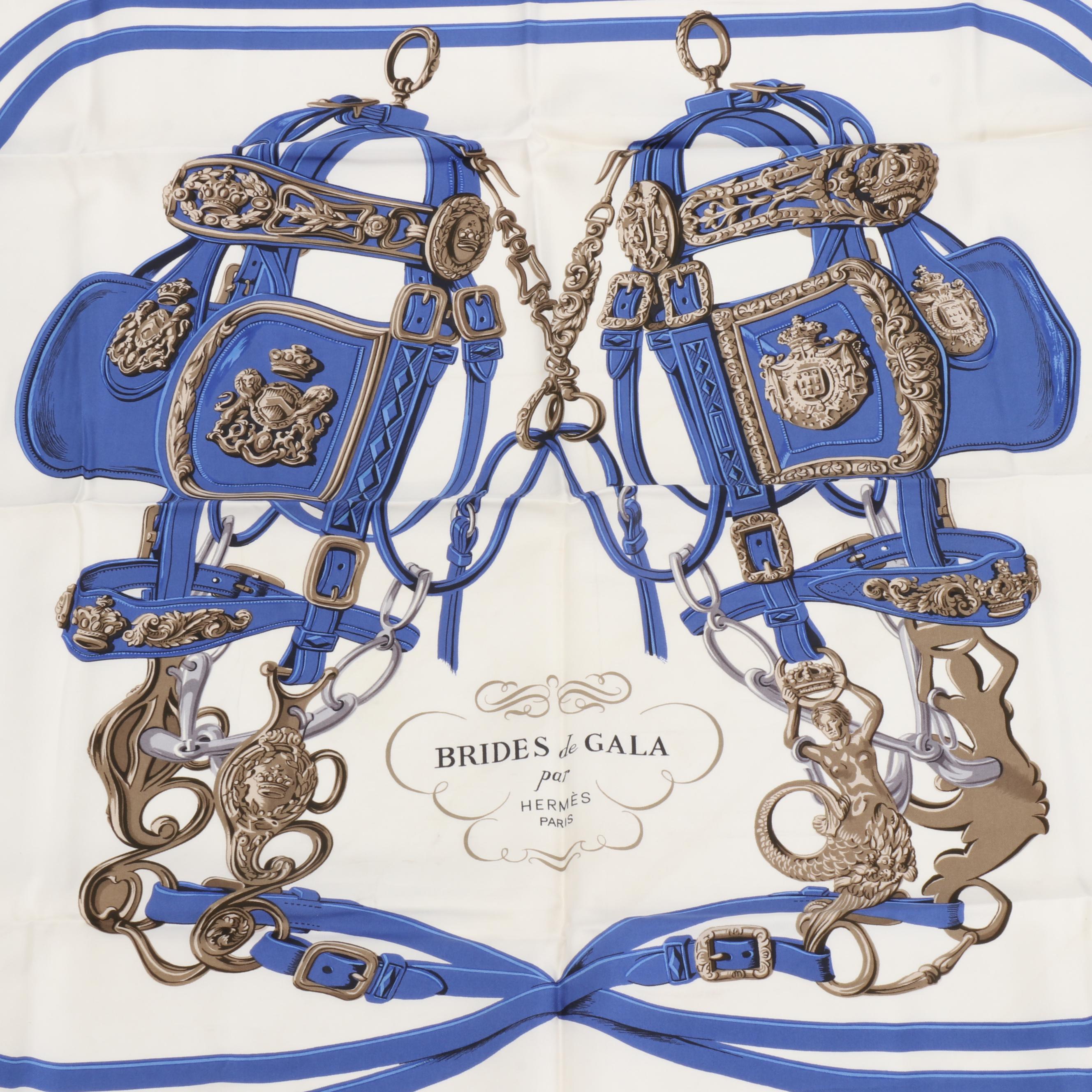 Hermès "Brides de Gala" Silk Twill Scarf