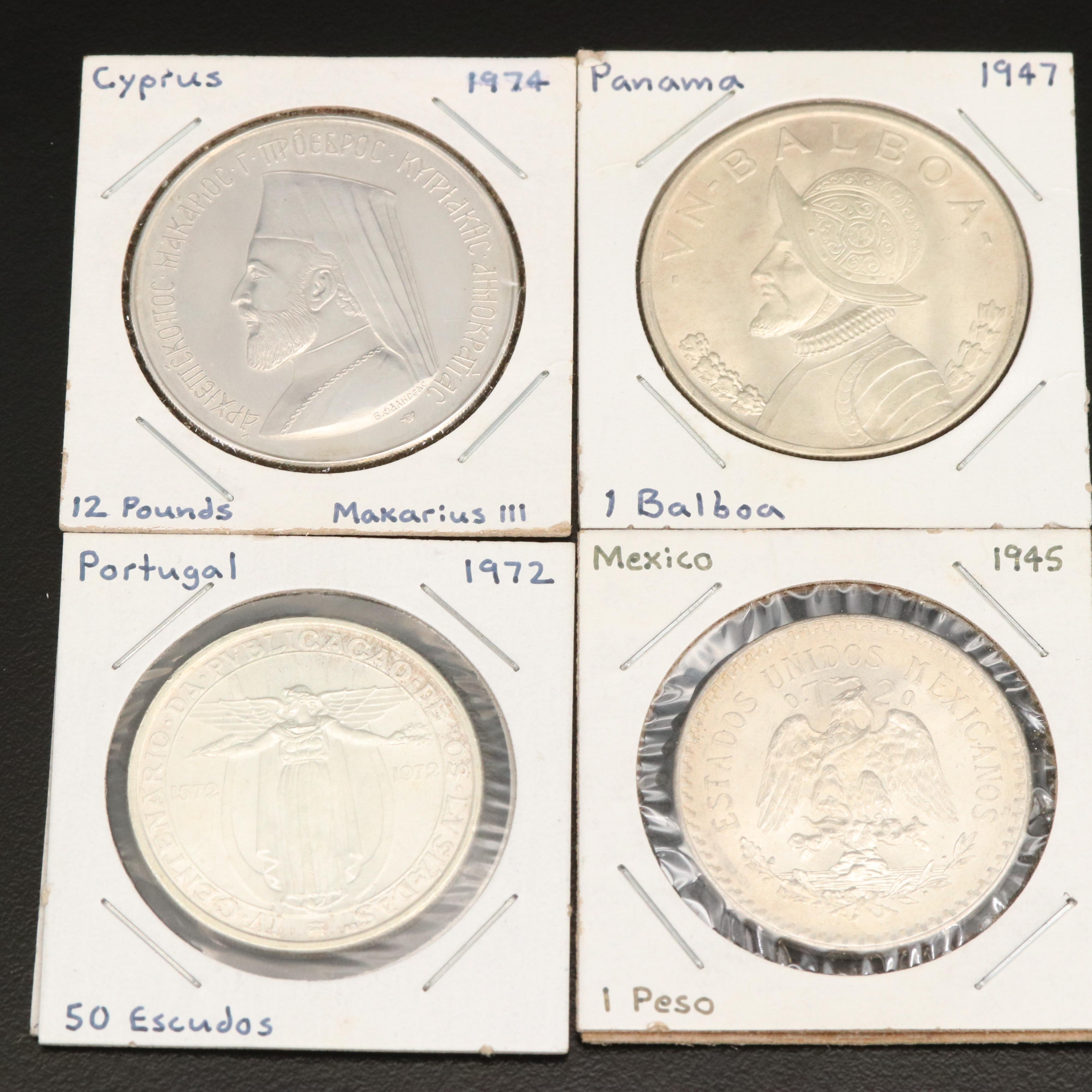 Group of Ten Foreign Silver Coins