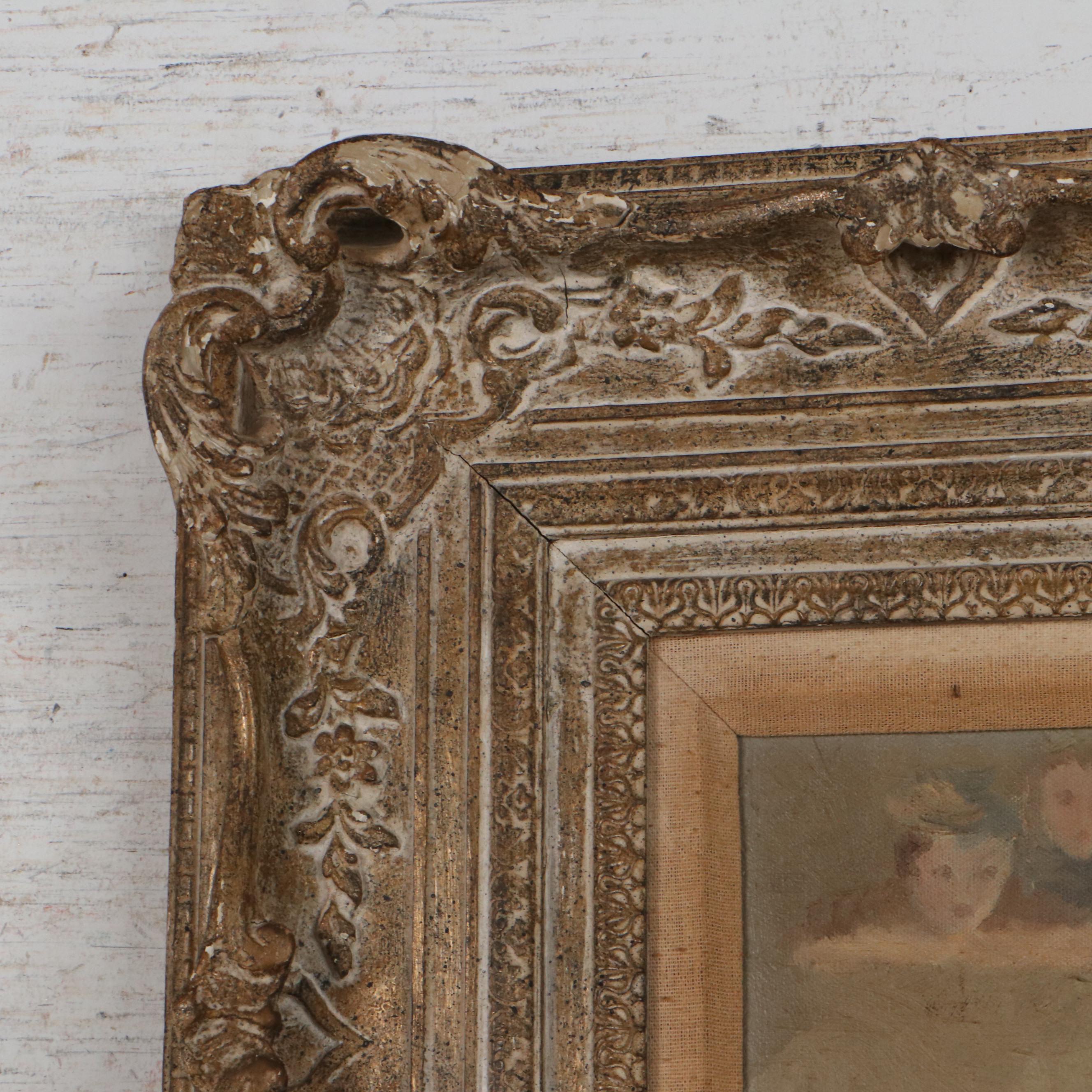 Huldah Cherry Jeffe Oil Painting of a Ballerina After Dietz Edzard