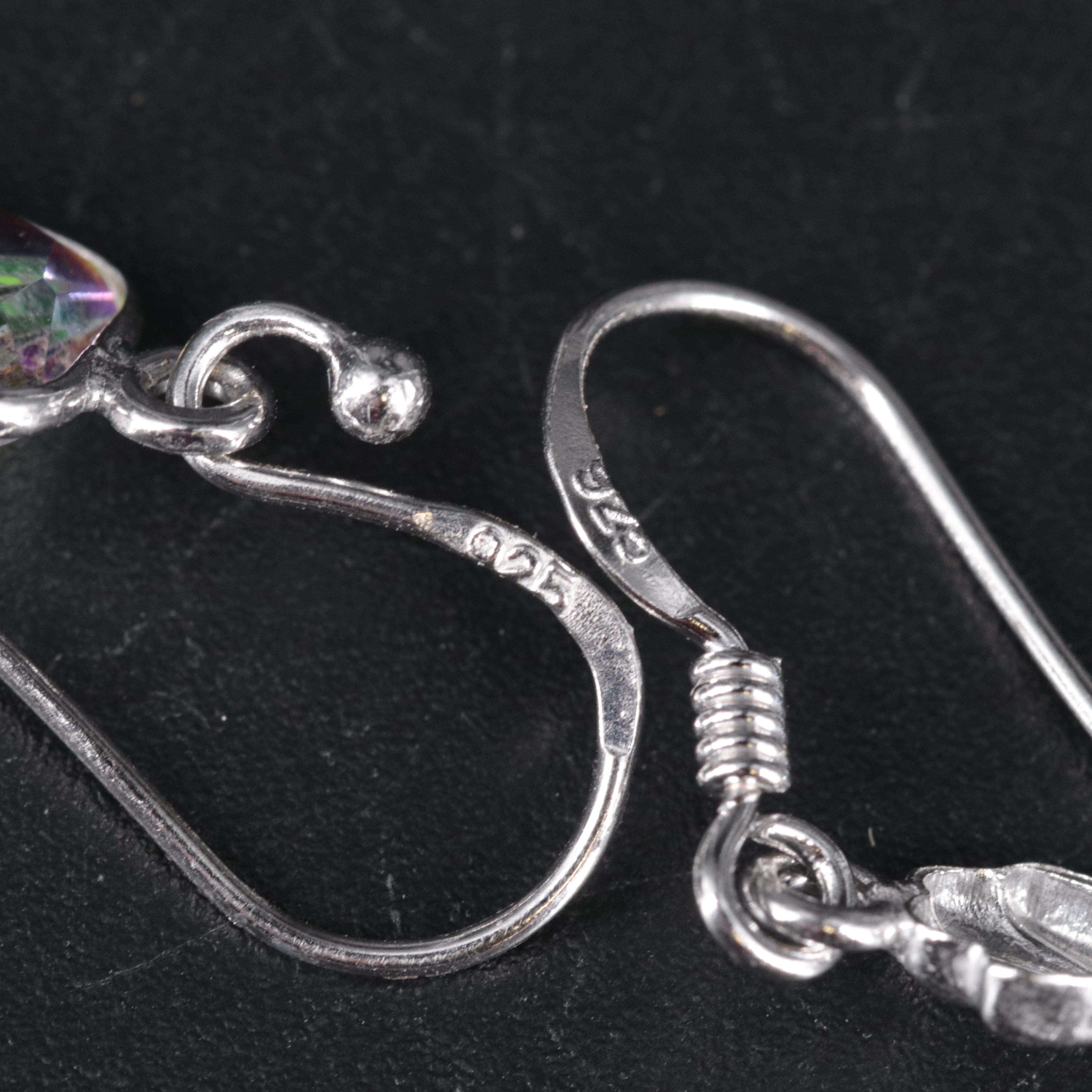 Sterling Earrings Including Gemstones