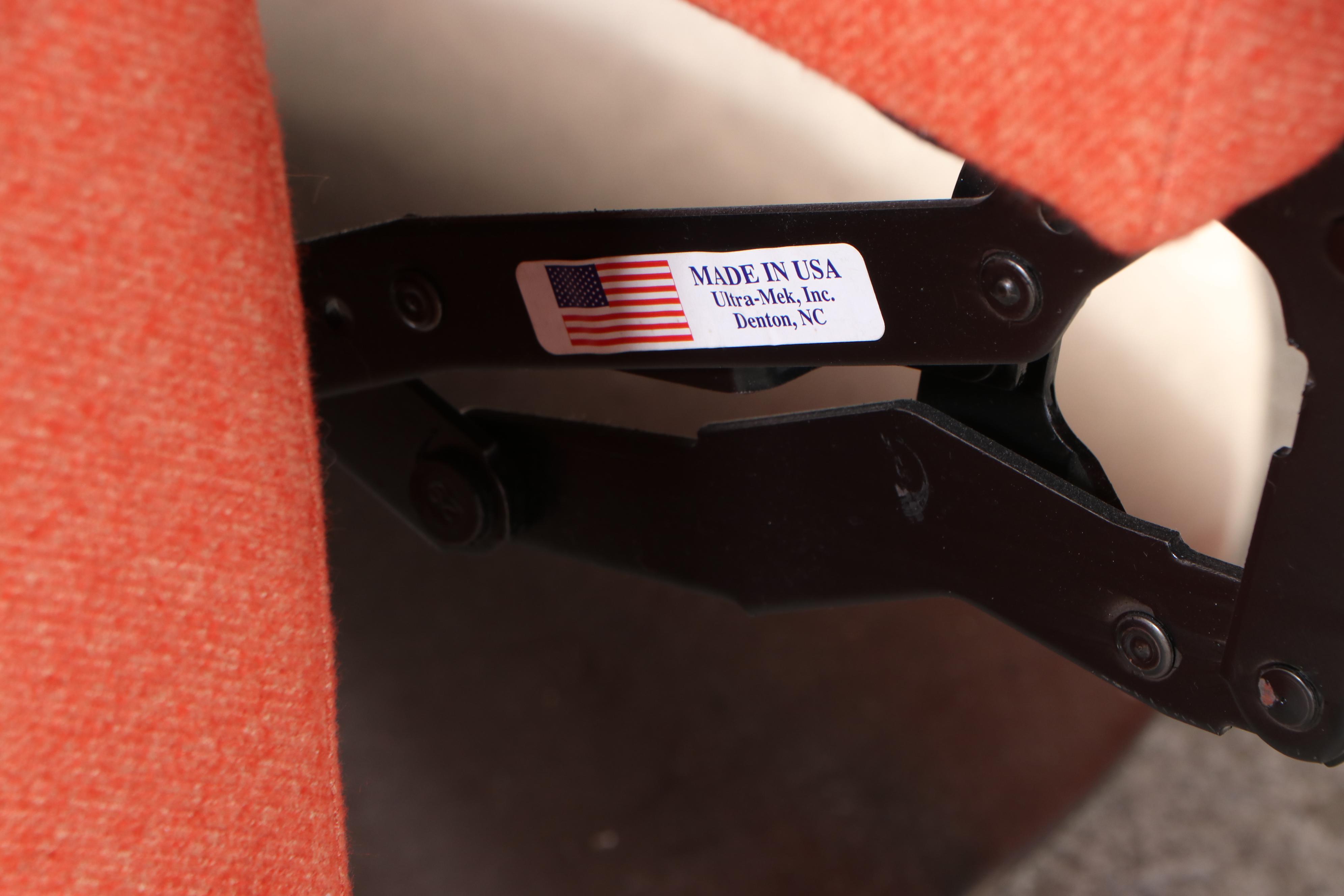 Mitchell Gold + Bob Williams "Tilton" Brushed Stainless Steel Swivel-Recliner