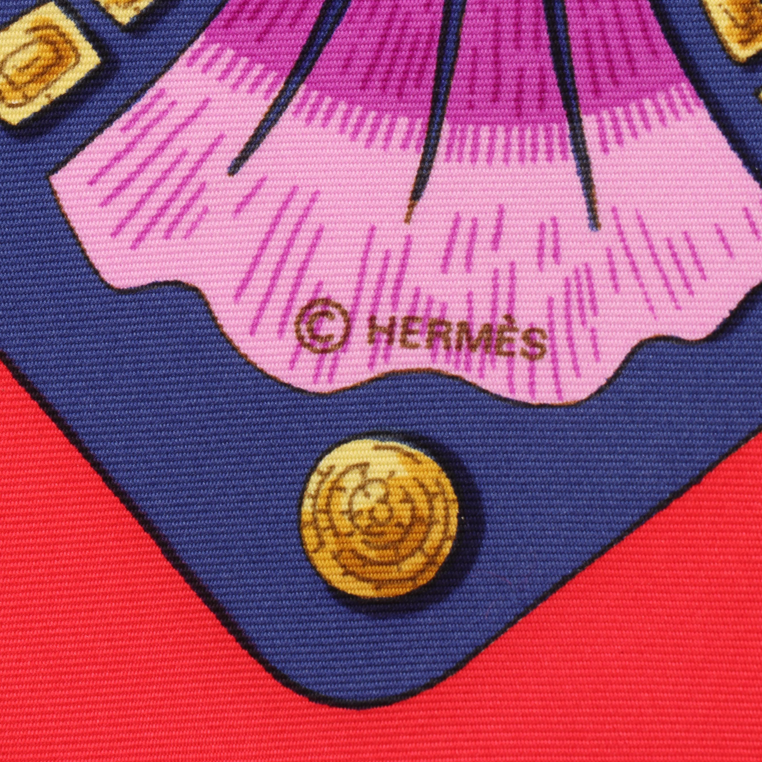 Hermès "Cheval Turc." Silk Twill Scarf