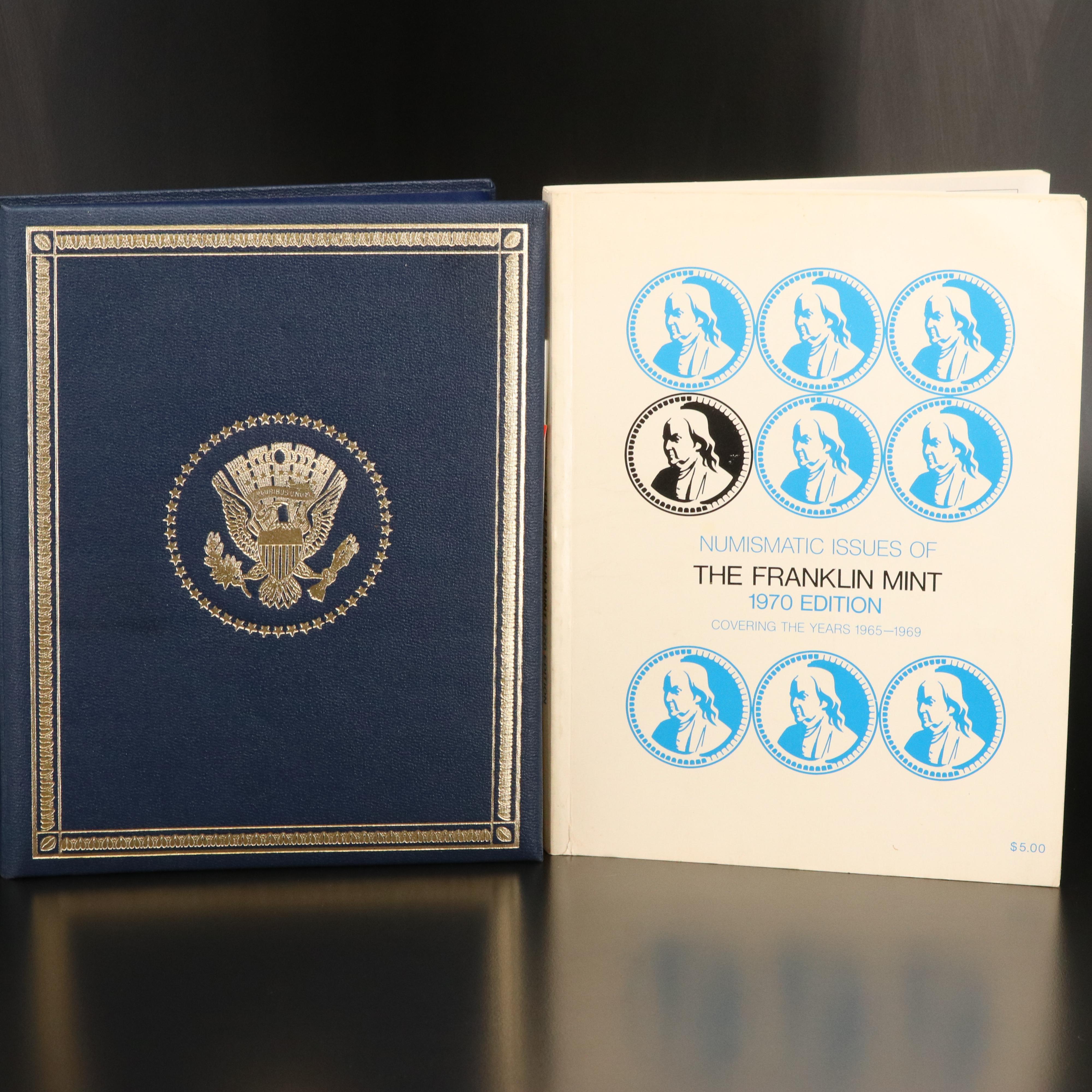 Franklin Mint Presidential Commemorative Silver Medals Set