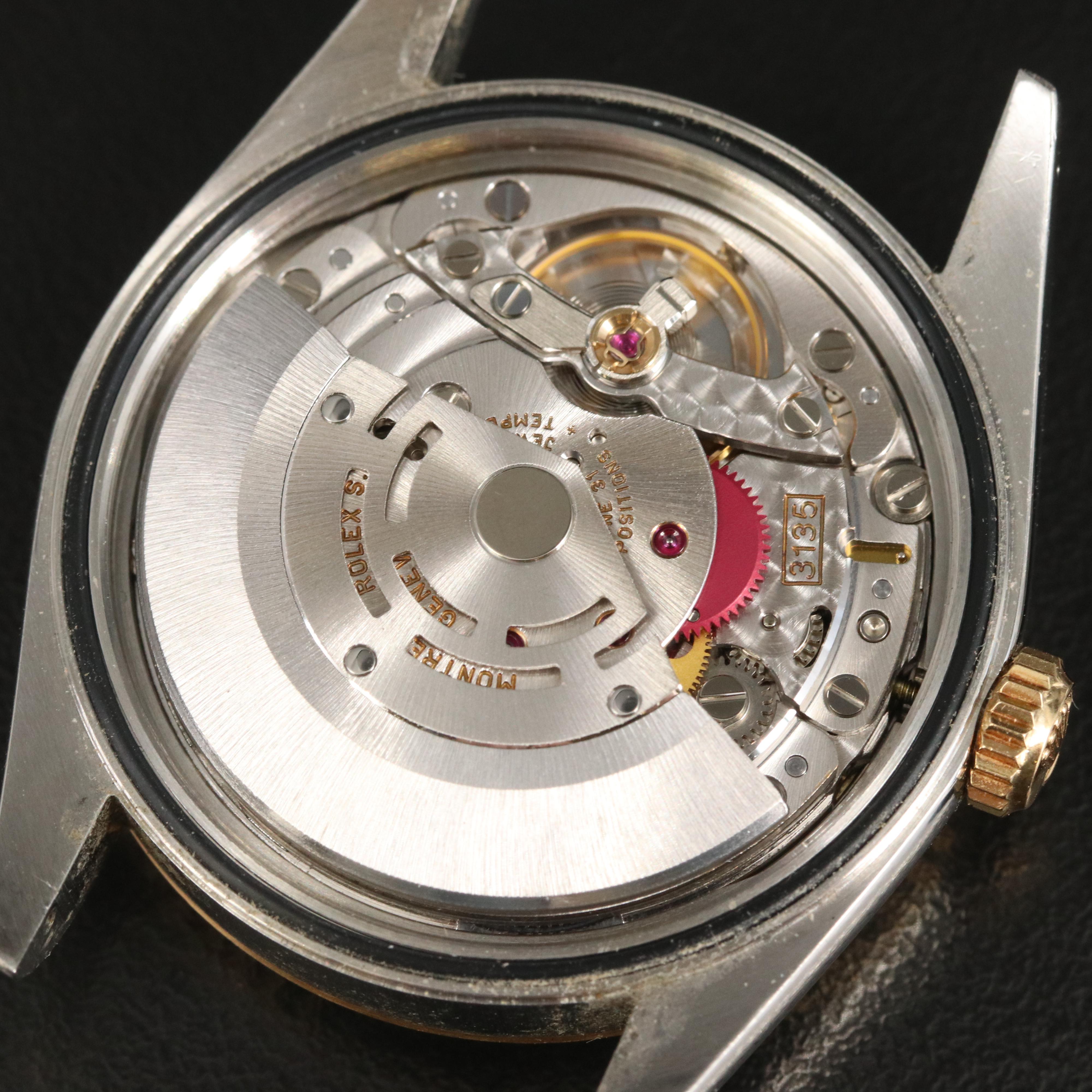 1991 Rolex Oyster Perpetual Tapestry Dial Watch with Date