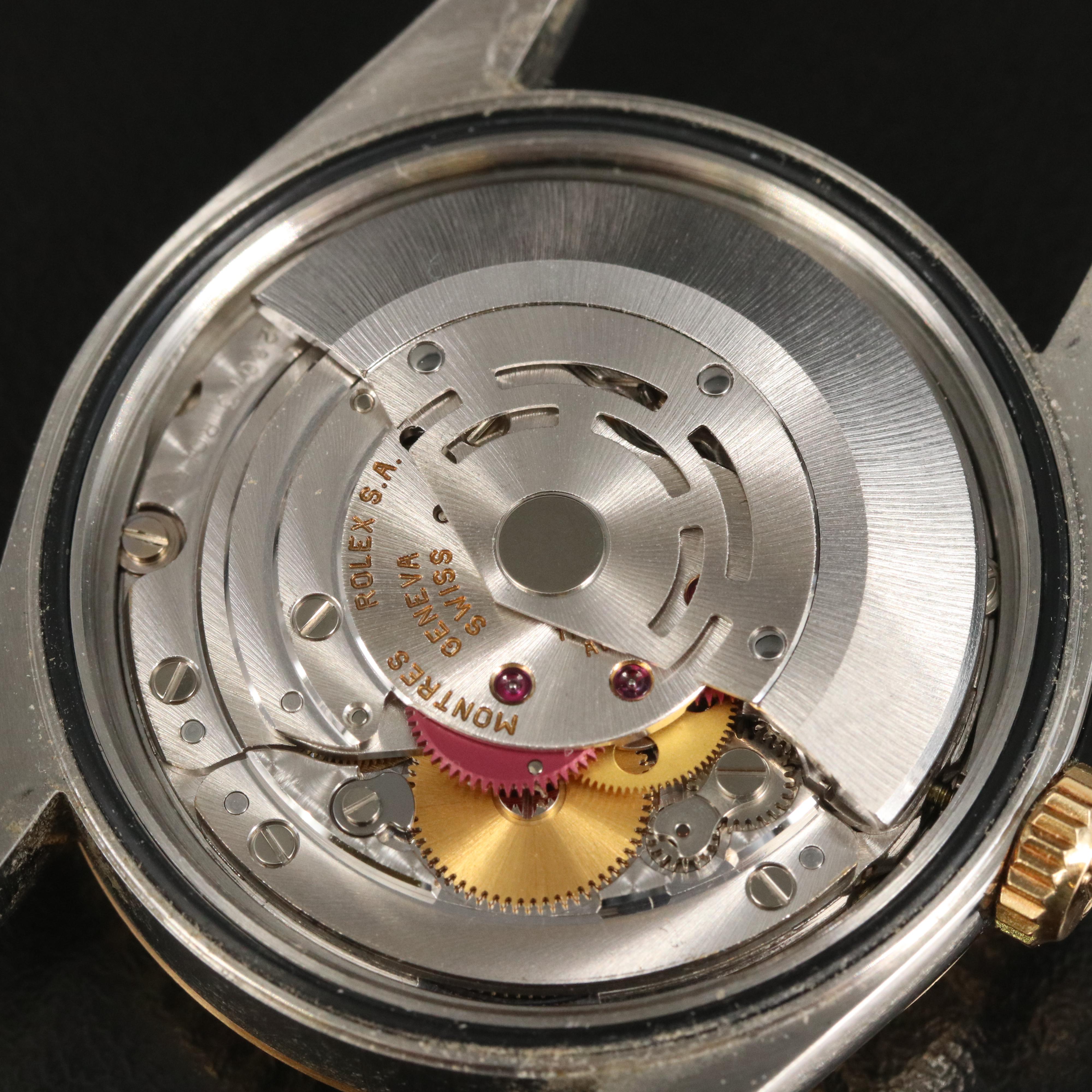 1991 Rolex Oyster Perpetual Tapestry Dial Watch with Date