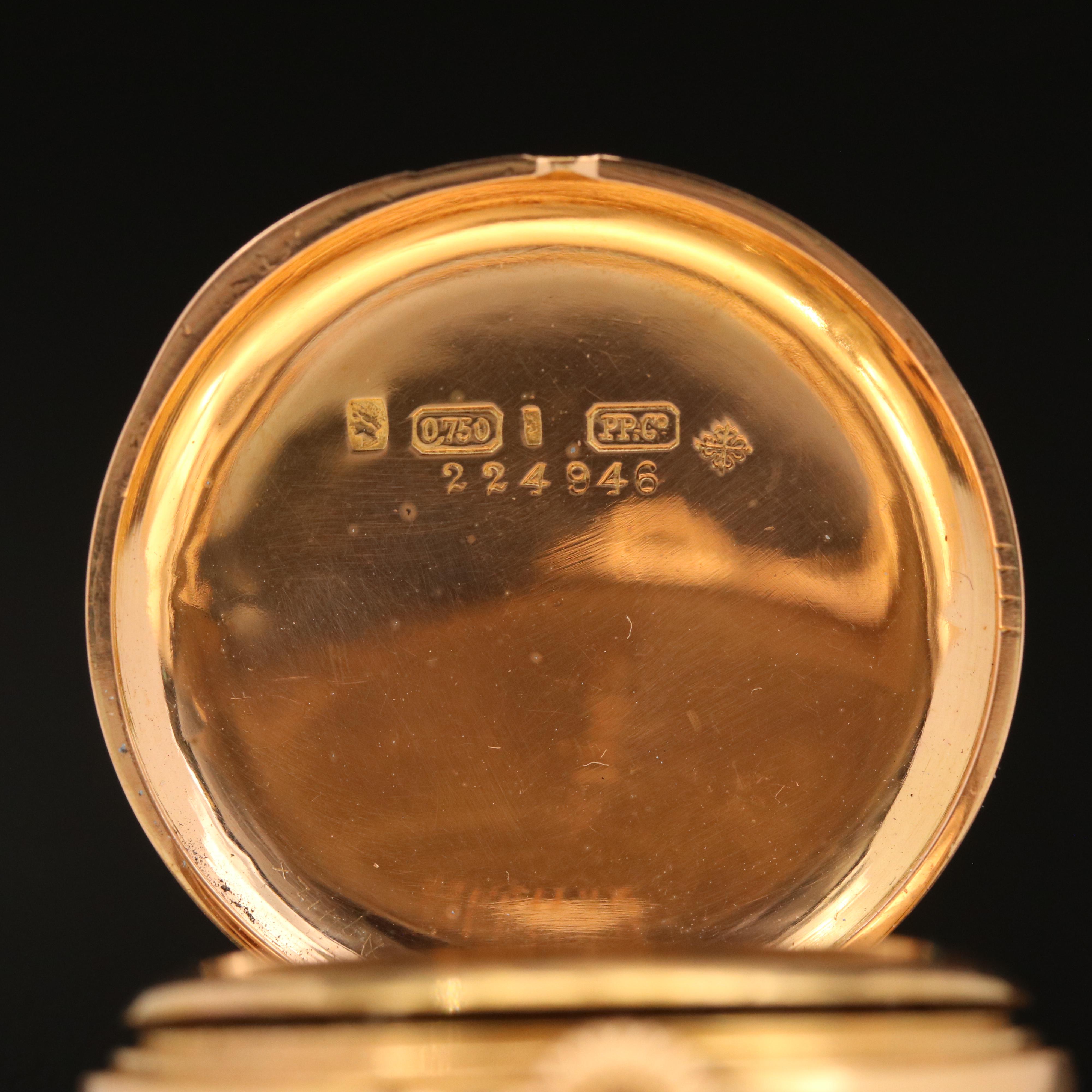 18K Patek Philippe Antique Pocket Watch