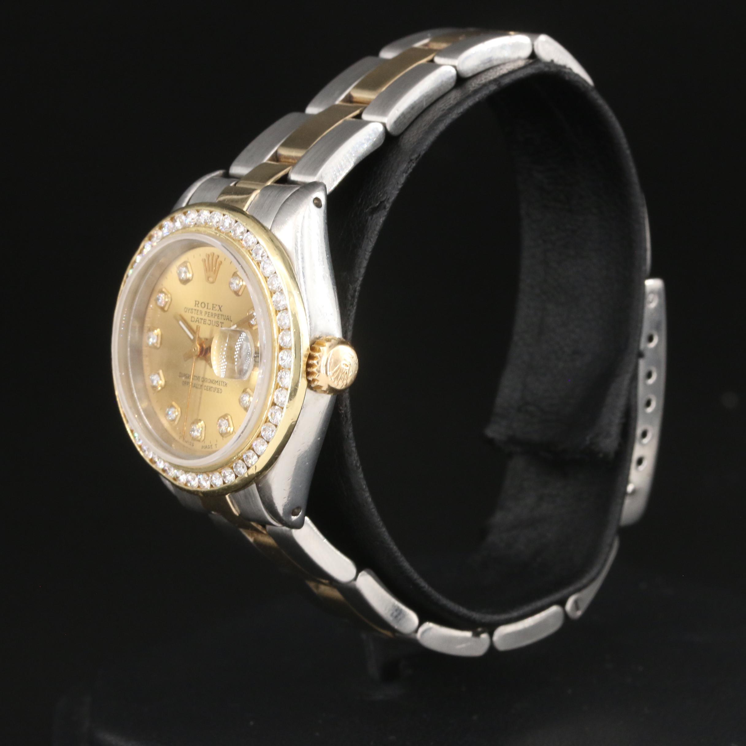 1979 Rolex Oyster Perpetual 1.02 CTW Diamond Datejust Watch