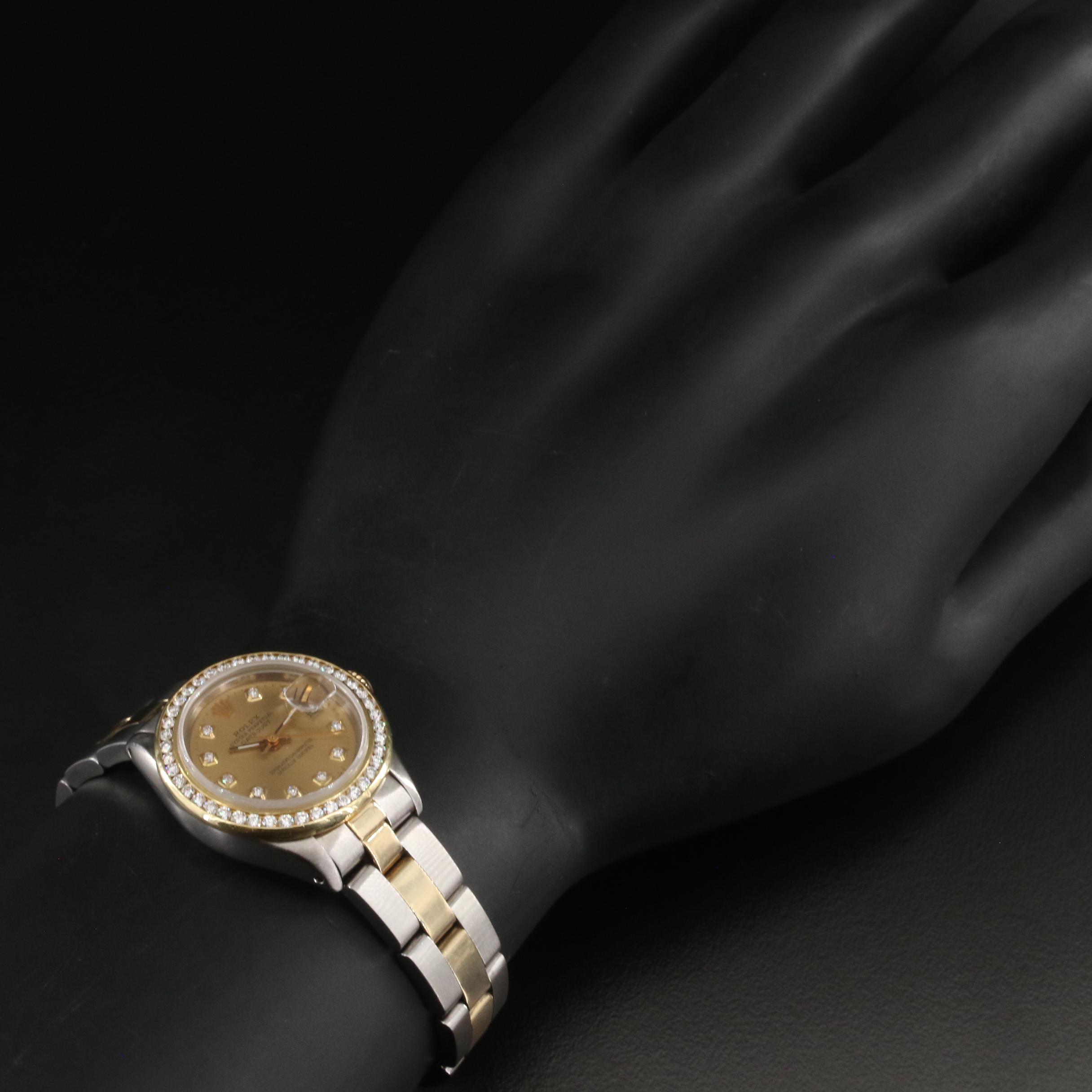 1979 Rolex Oyster Perpetual 1.02 CTW Diamond Datejust Watch