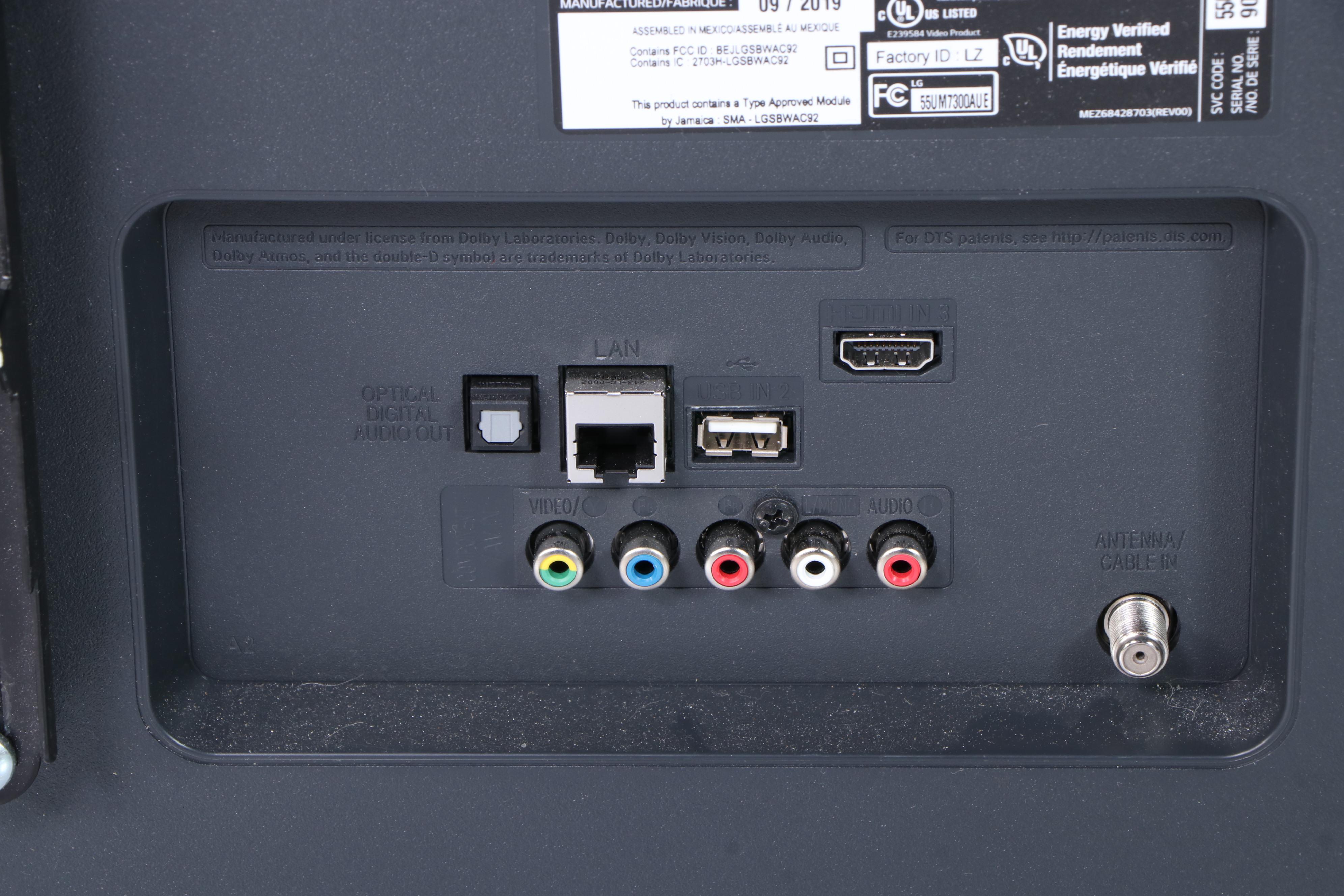 LG UM7300 55-Inch 4K Smart UHD Television with Remote