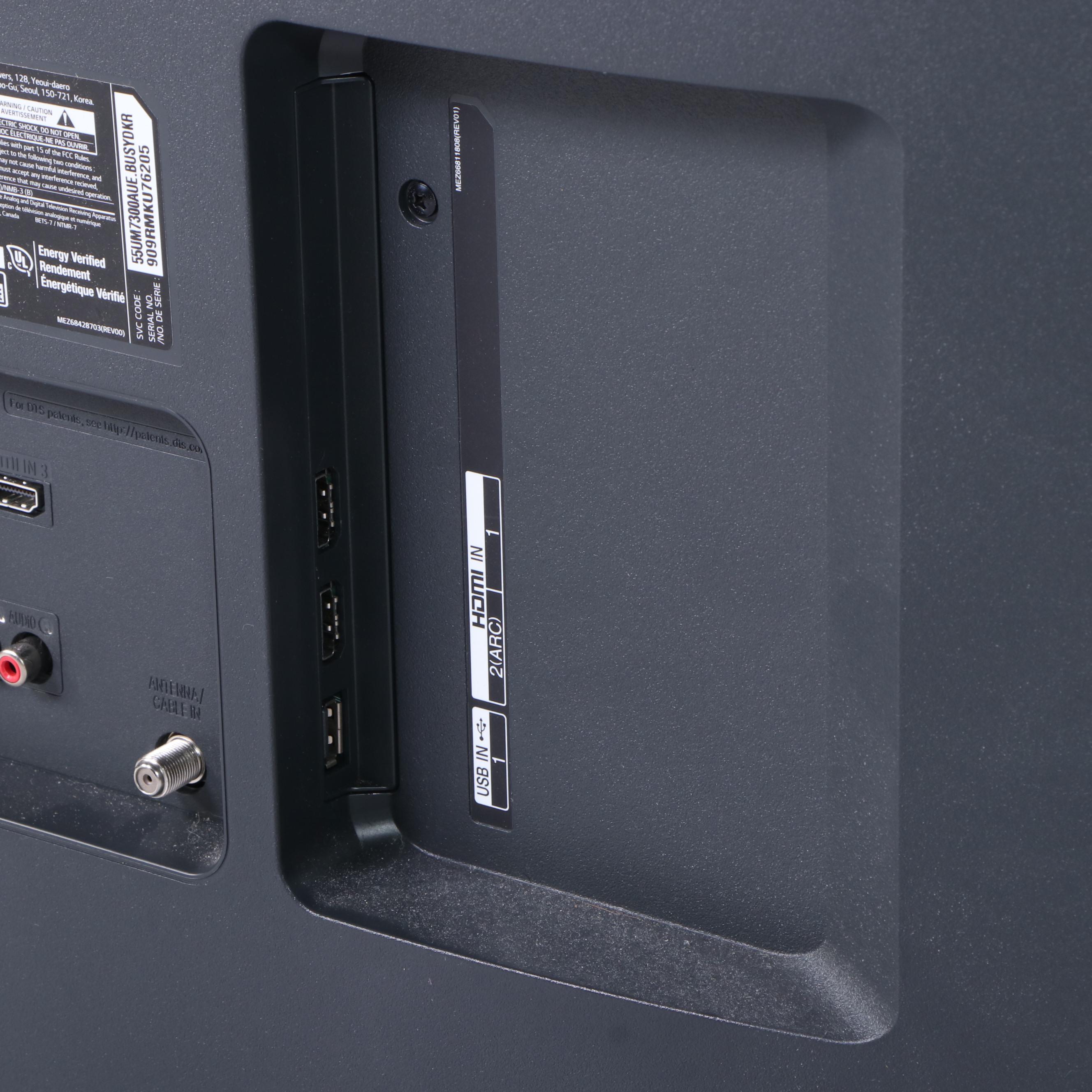 LG UM7300 55-Inch 4K Smart UHD Television with Remote