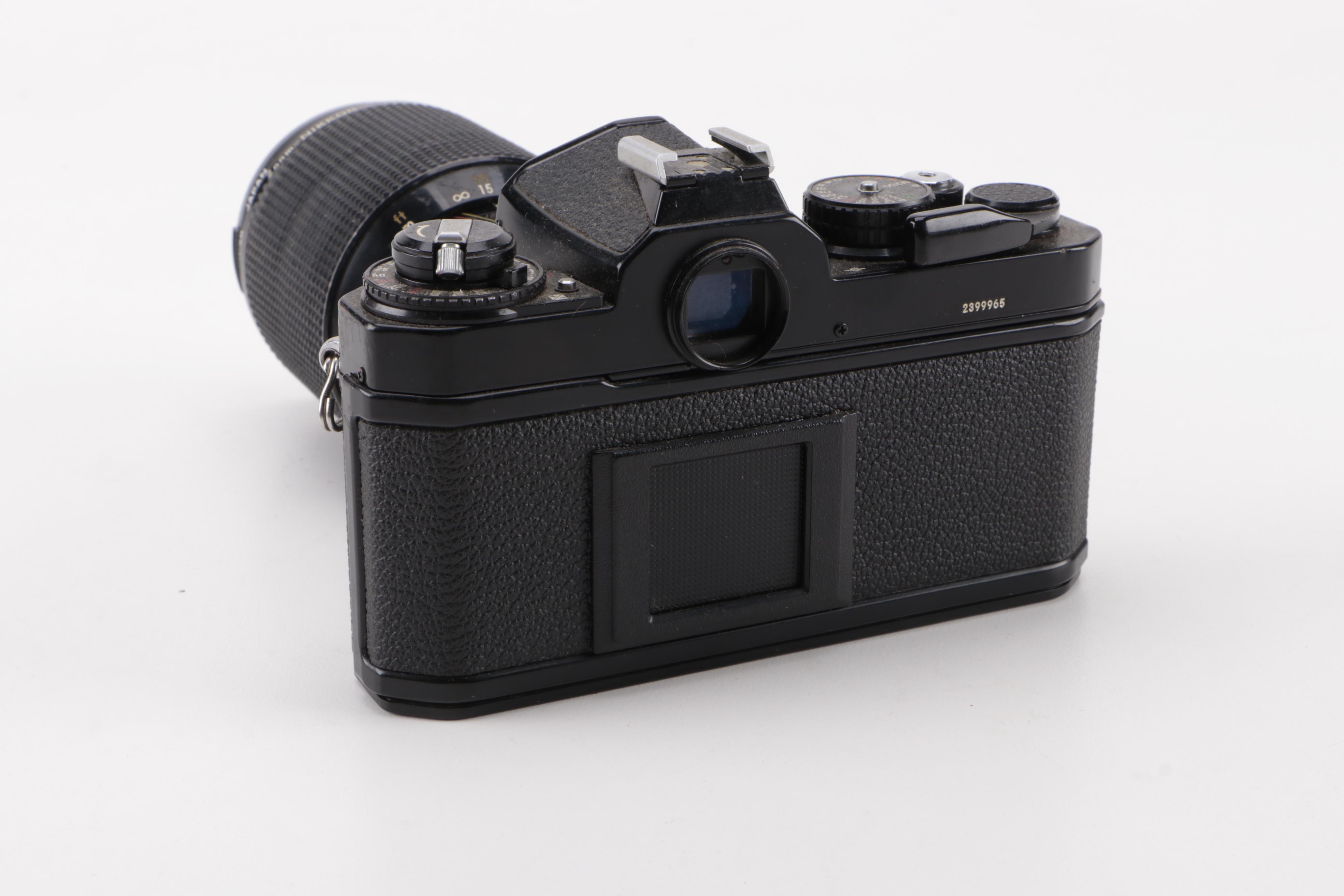 Nikon FE2 35mm SLR Camera with Lenses, Caps and Filters