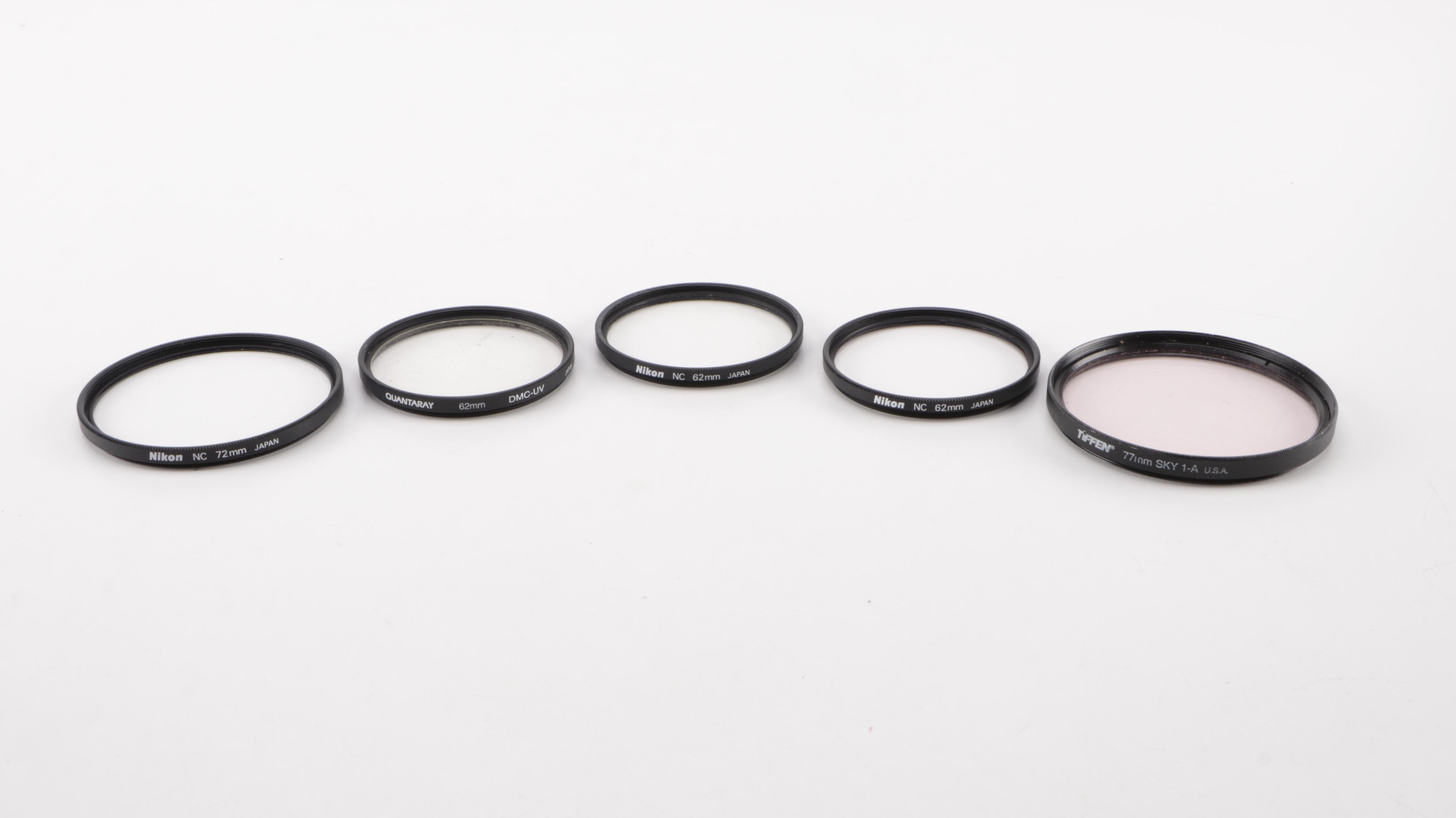 Nikon FE2 35mm SLR Camera with Lenses, Caps and Filters