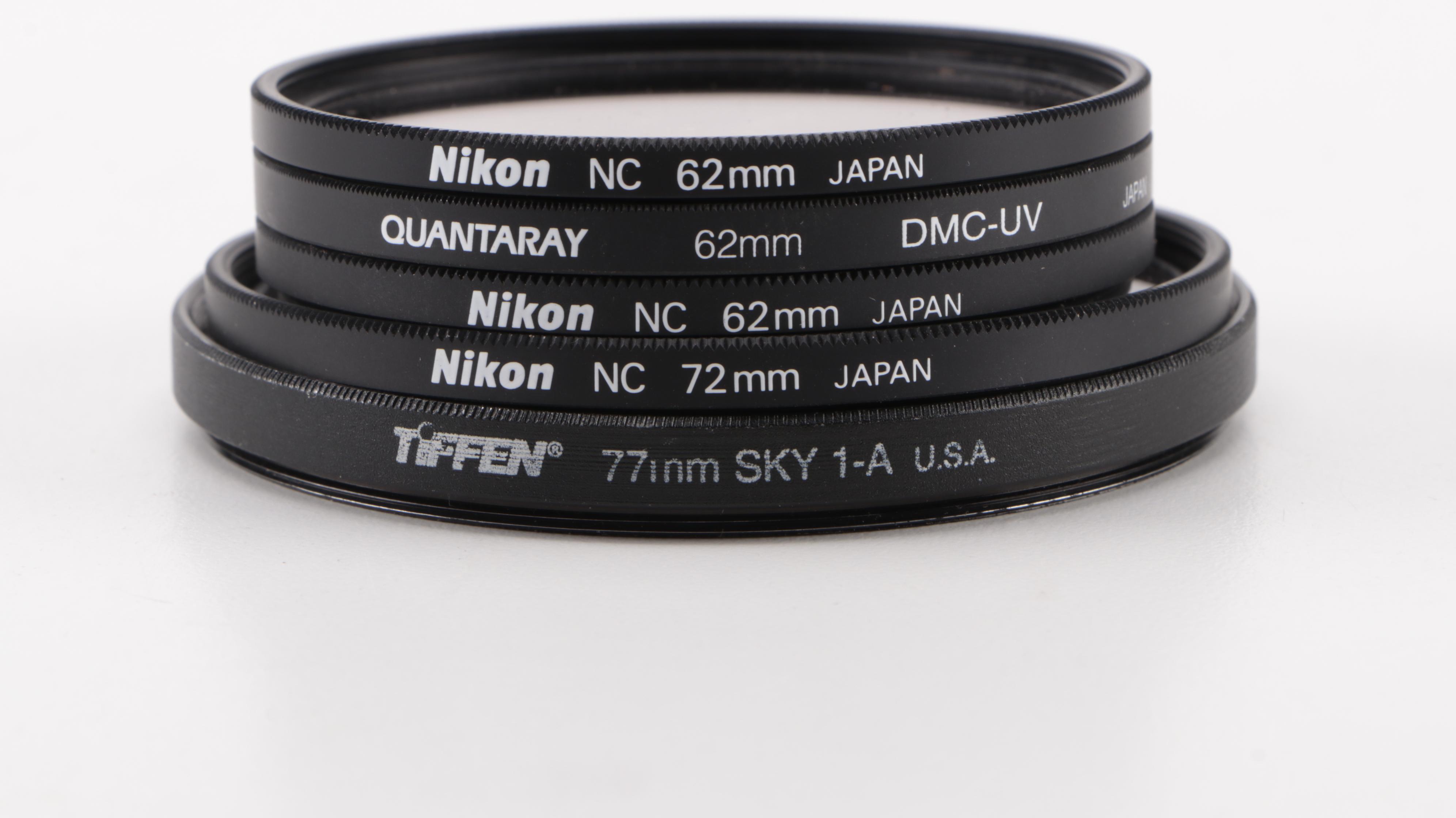 Nikon FE2 35mm SLR Camera with Lenses, Caps and Filters