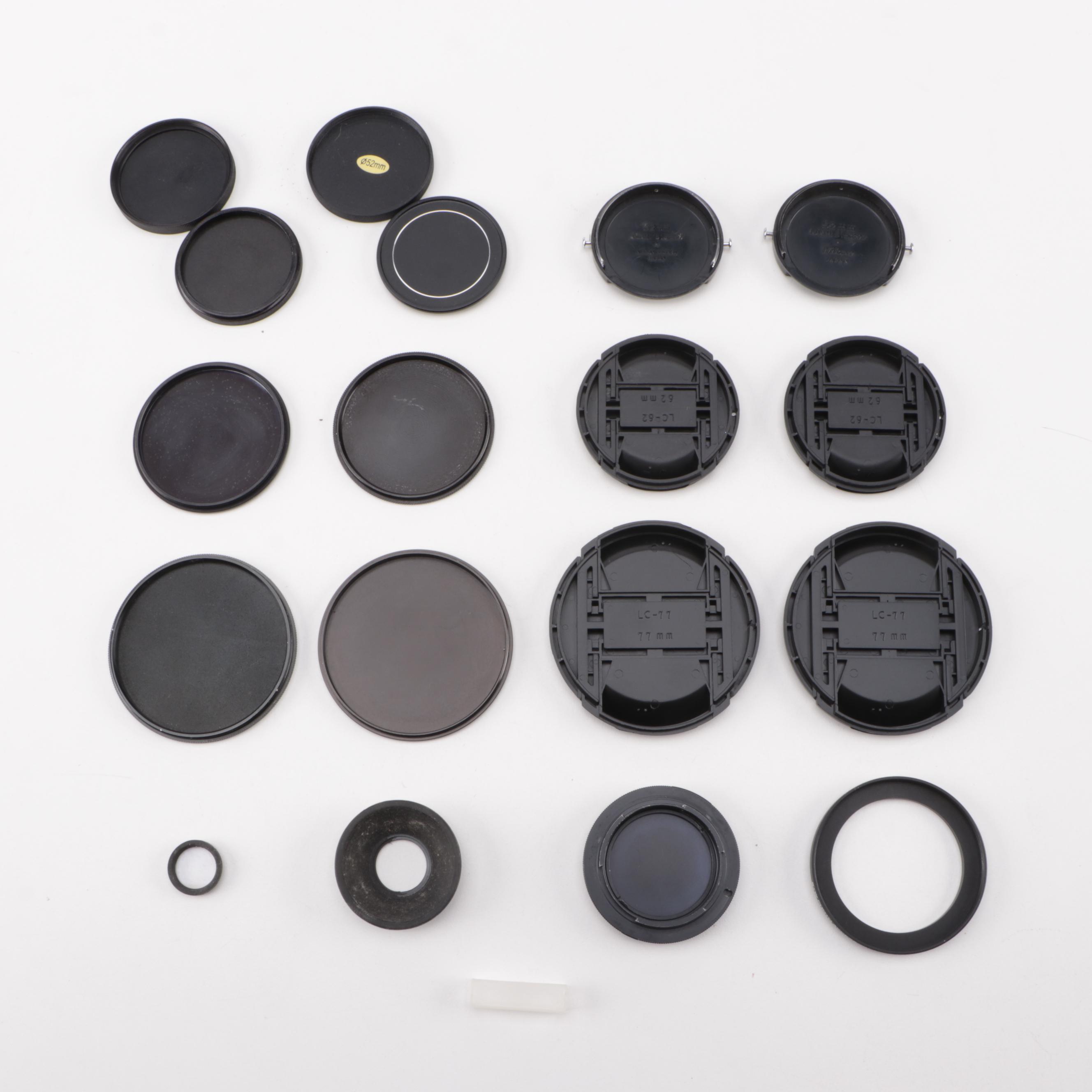 Nikon FE2 35mm SLR Camera with Lenses, Caps and Filters