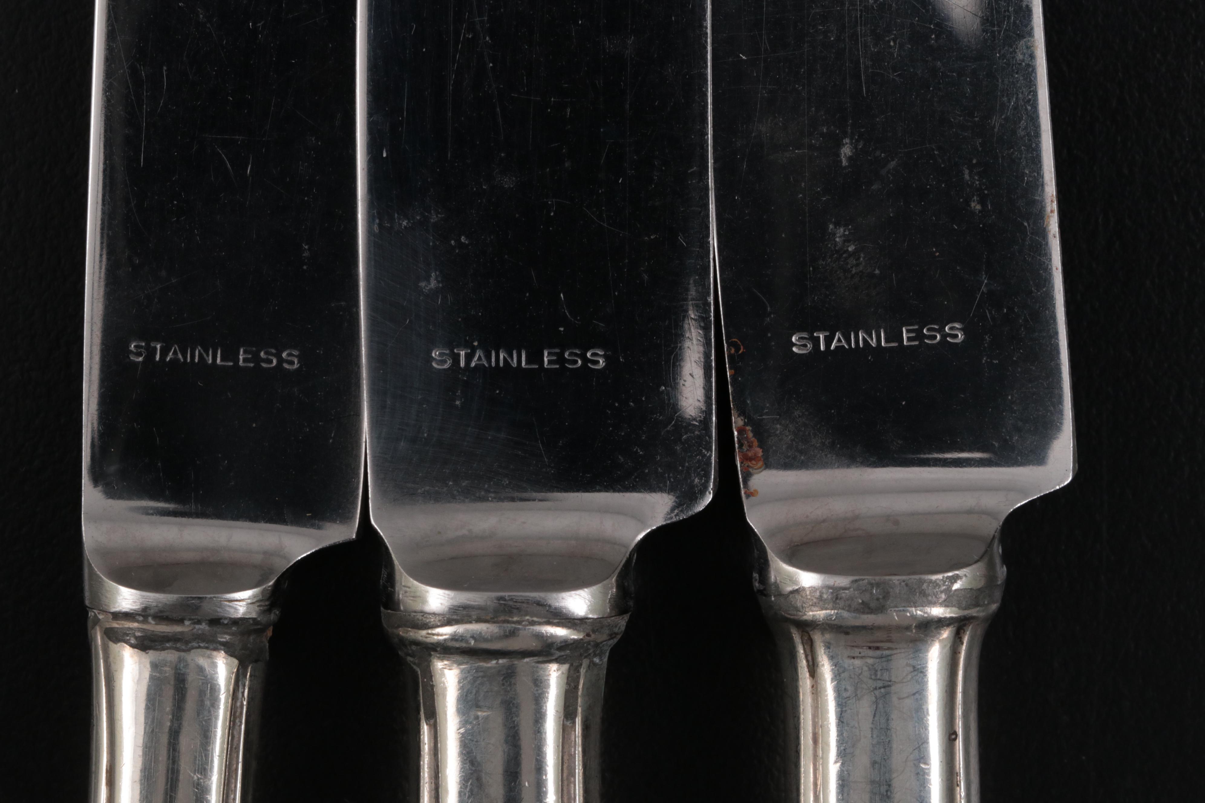 Hugo Sandig 830 Silver Flatware Set for Two, Early 20th Century