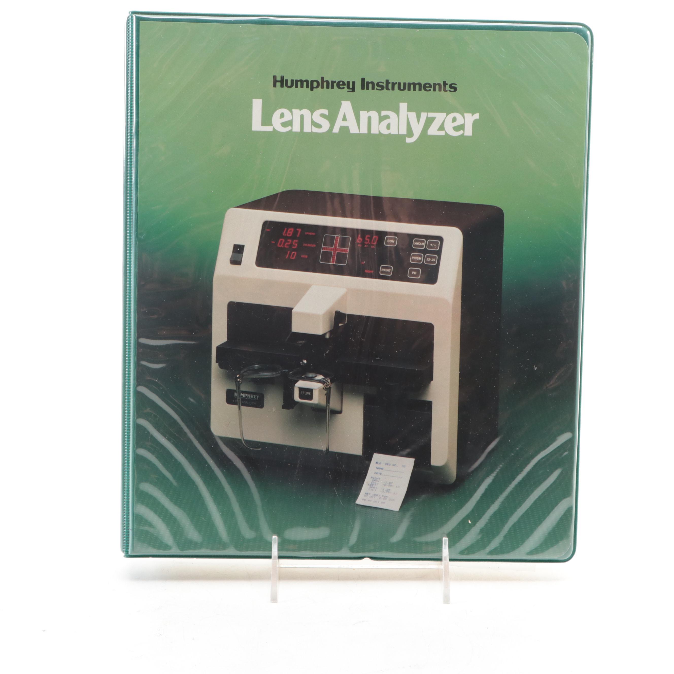 Humphrey Instruments Lens Analyzer
