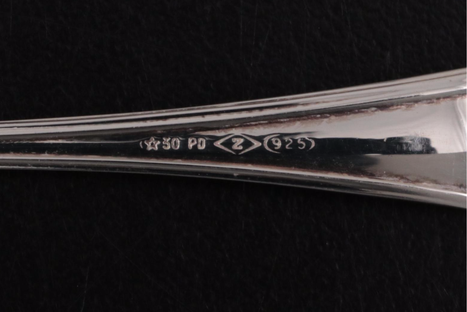 Hadad Sterling Silver Salt Cellar with Italian Sterling Salt Spoon