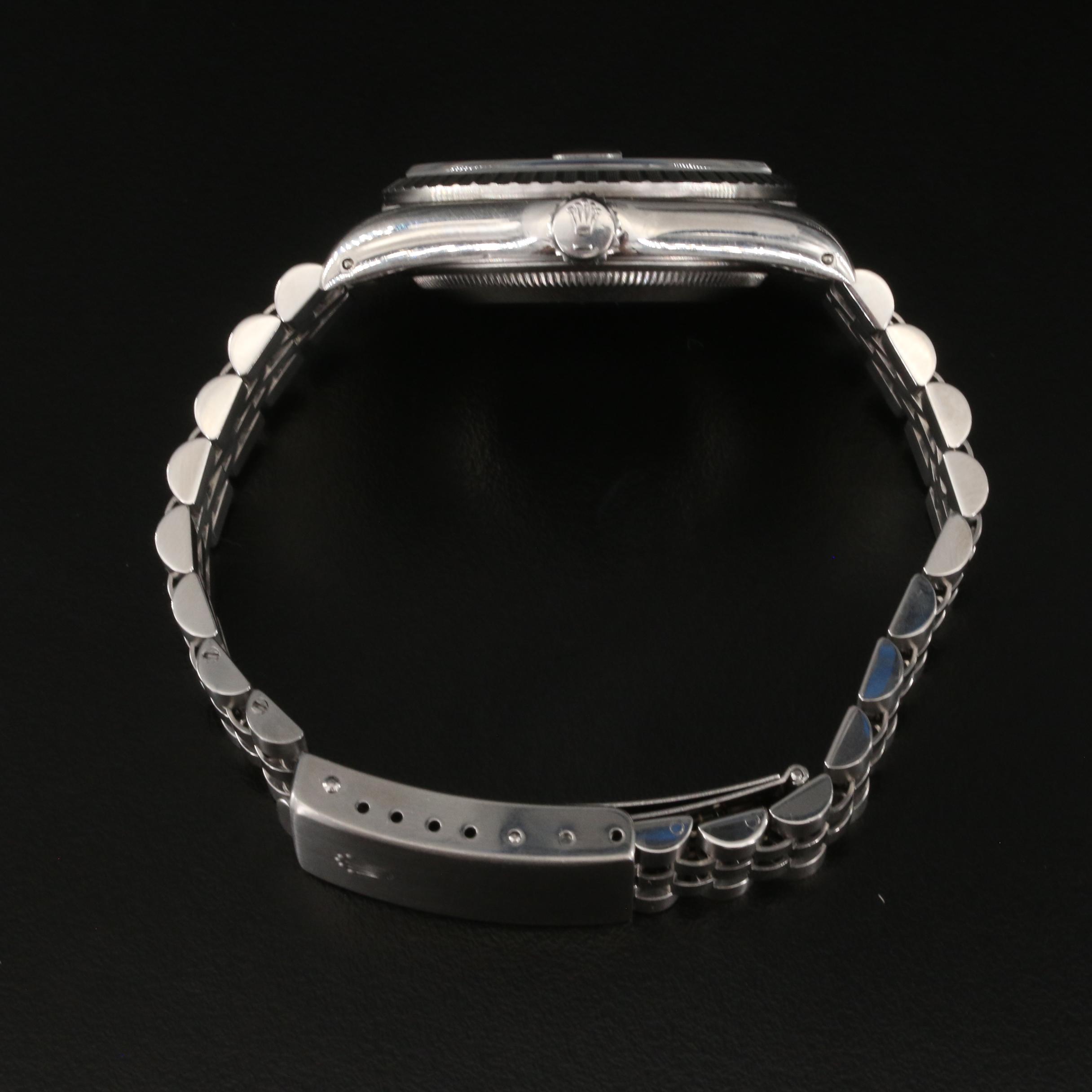 1989 Rolex Oyster Perpetual Datejust Watch with Ivory Roman Dial