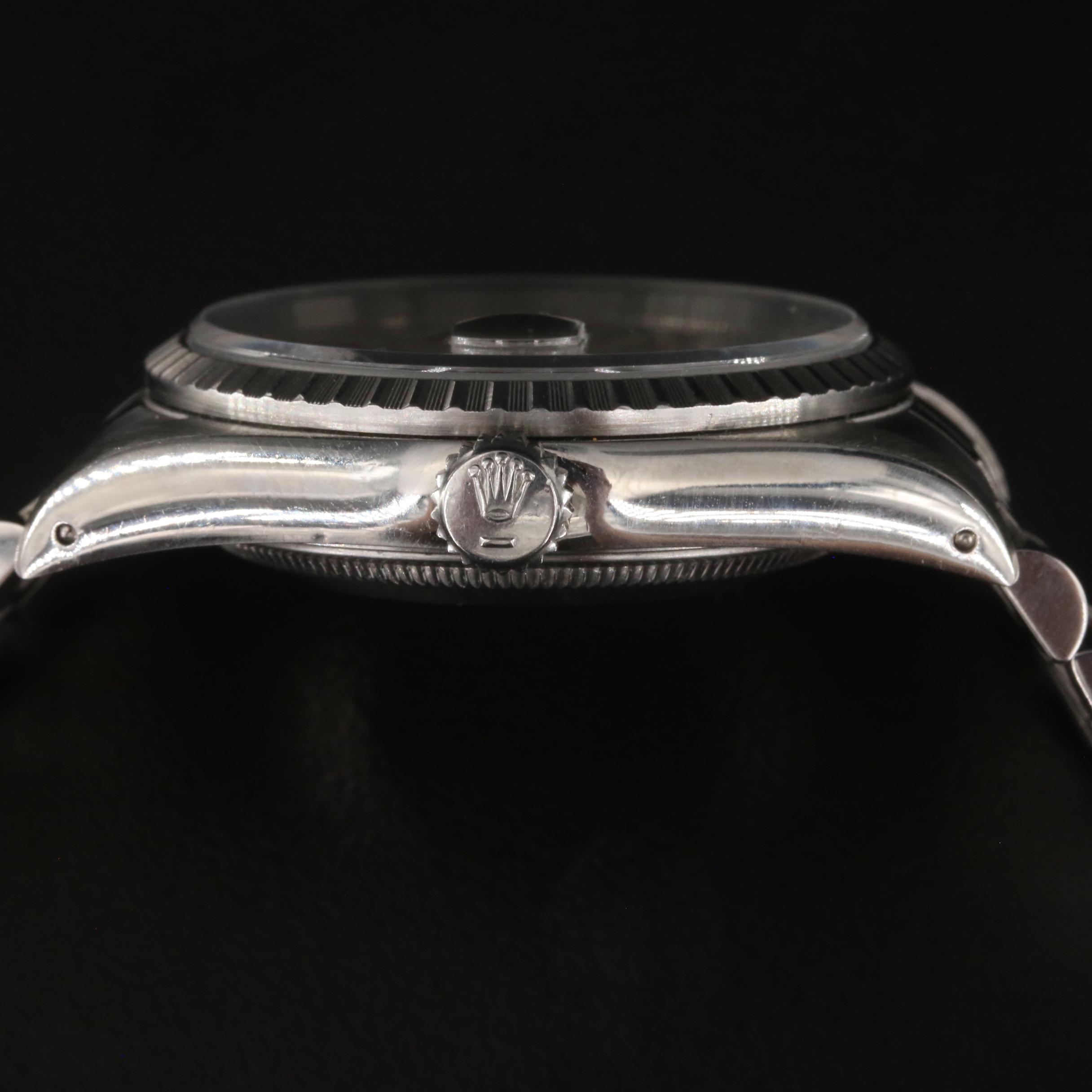 1989 Rolex Oyster Perpetual Datejust Watch with Ivory Roman Dial