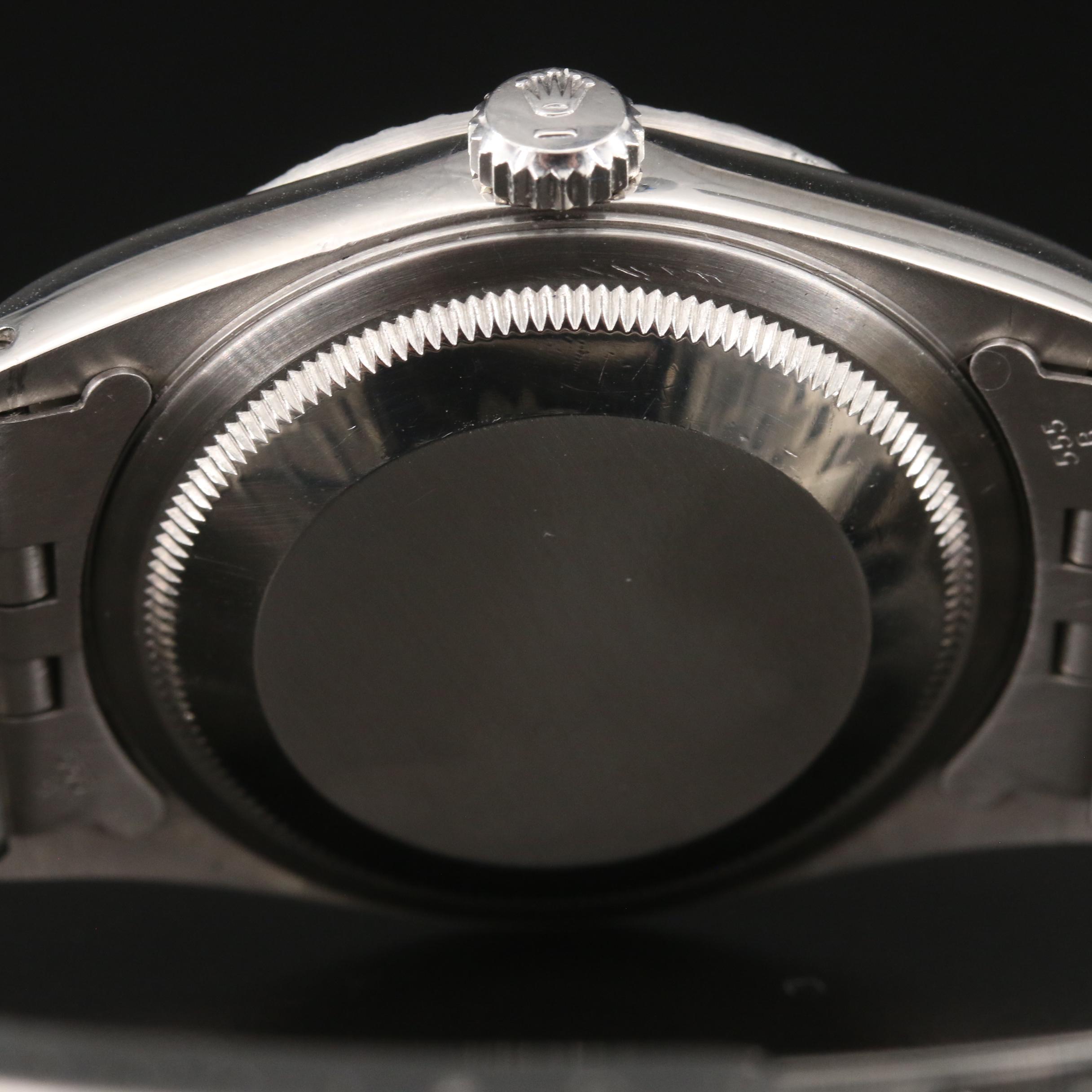 1989 Rolex Oyster Perpetual Datejust Watch with Ivory Roman Dial