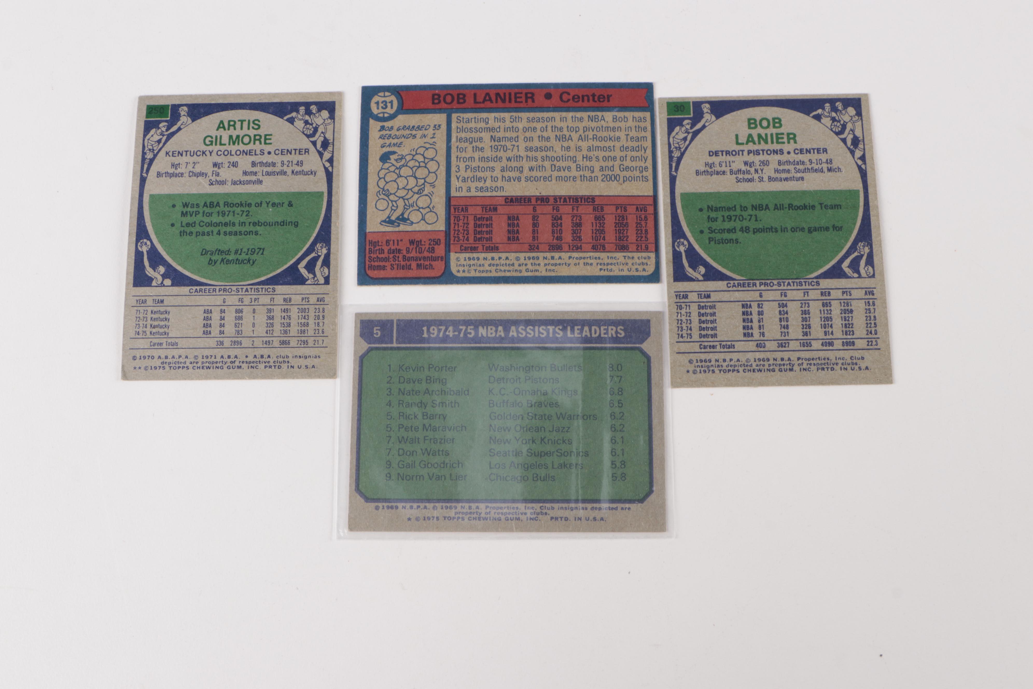 Topps Basketball Cards With Abdul-Jabbar, Erving, Maravich, More, 1970s